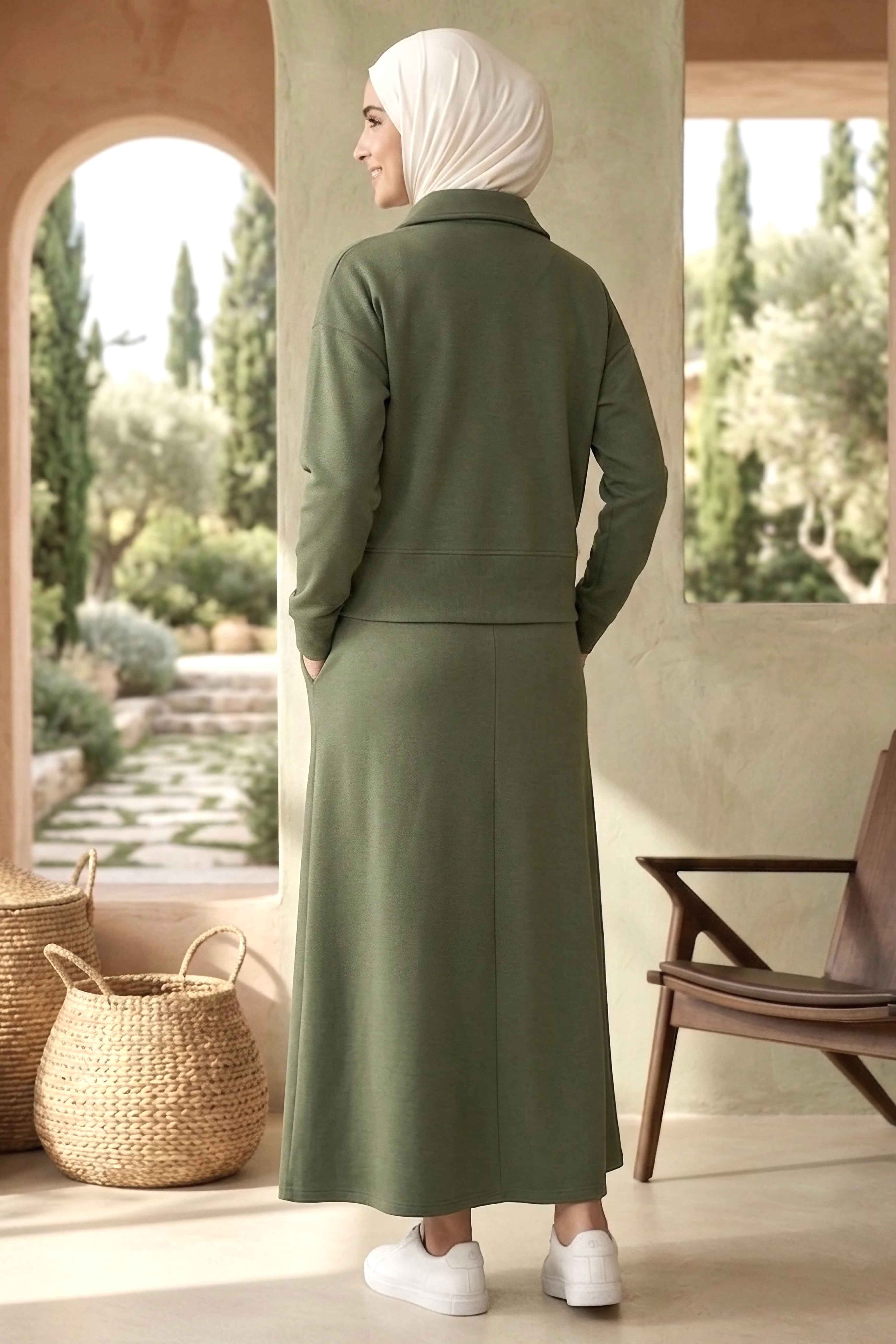 Modal Etekli Takım - 28387-HAKI - 4