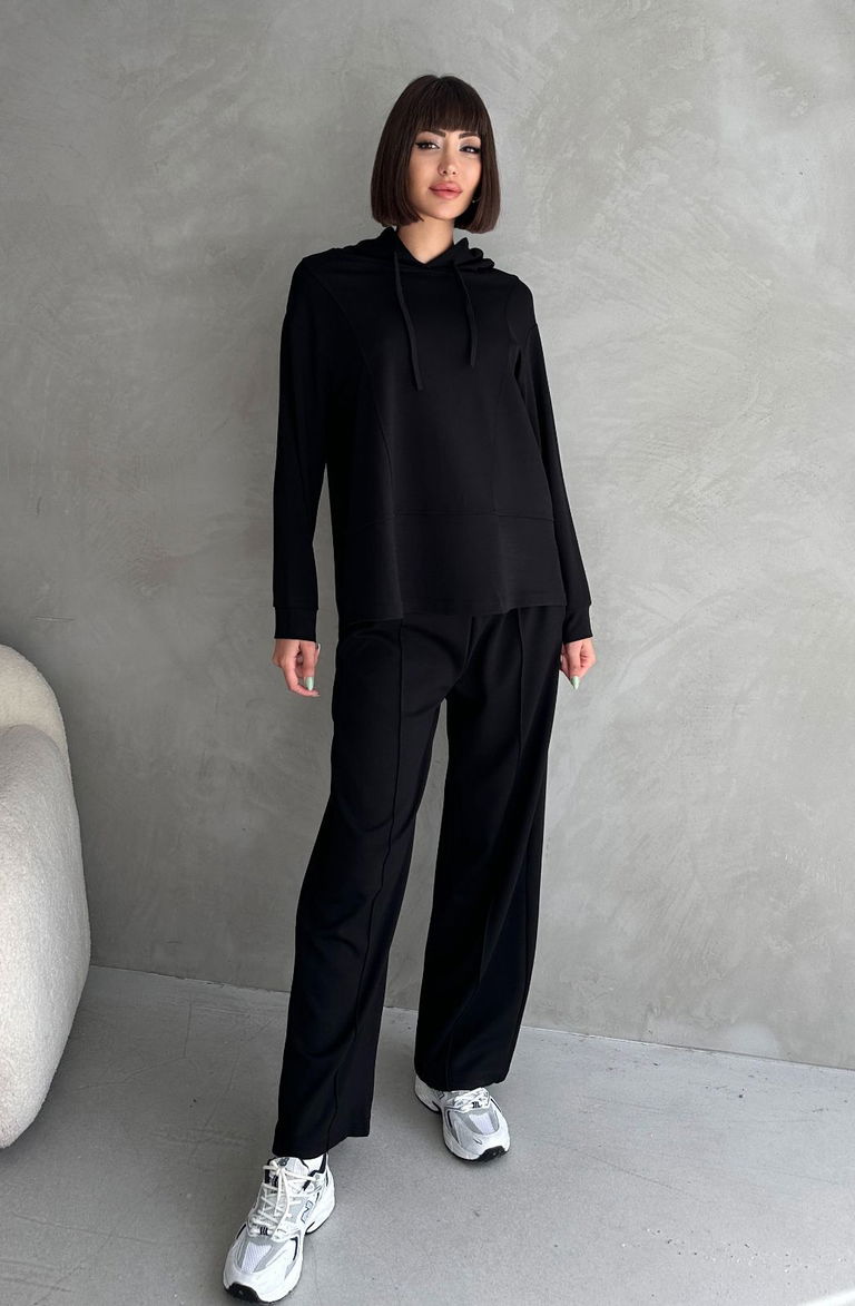 Modal İkili Takım - 27715-SIYAH - TOFİSA