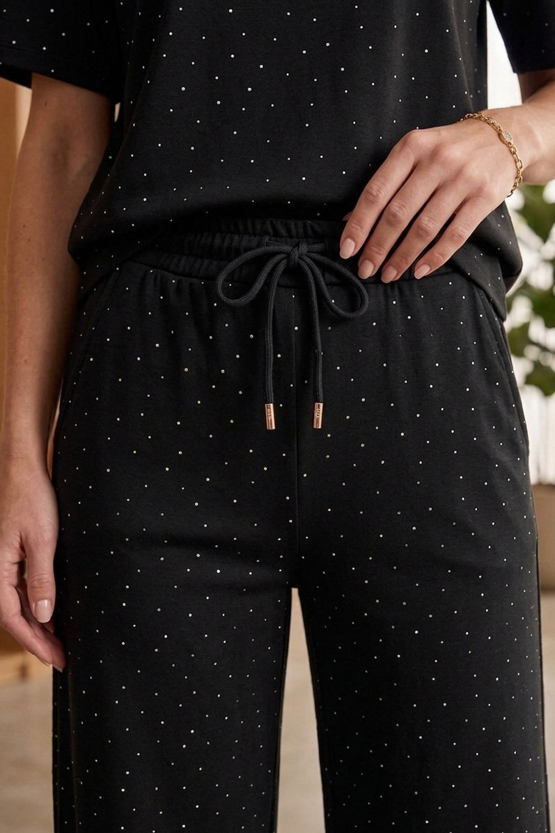 Modal Taşlı İkili Takım - 28414-SIYAH - 3