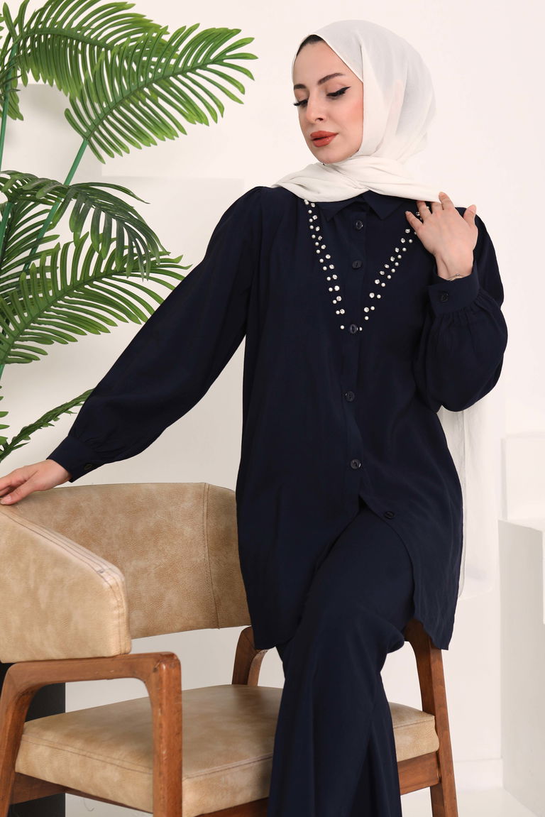 Modal Taşlı İkili Takım - 27019 - TOFİSA