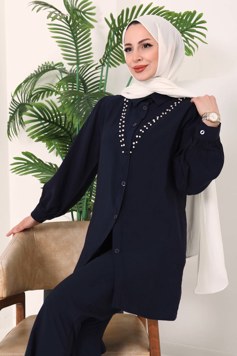 Modal Taşlı İkili Takım - 27019 - TOFİSA