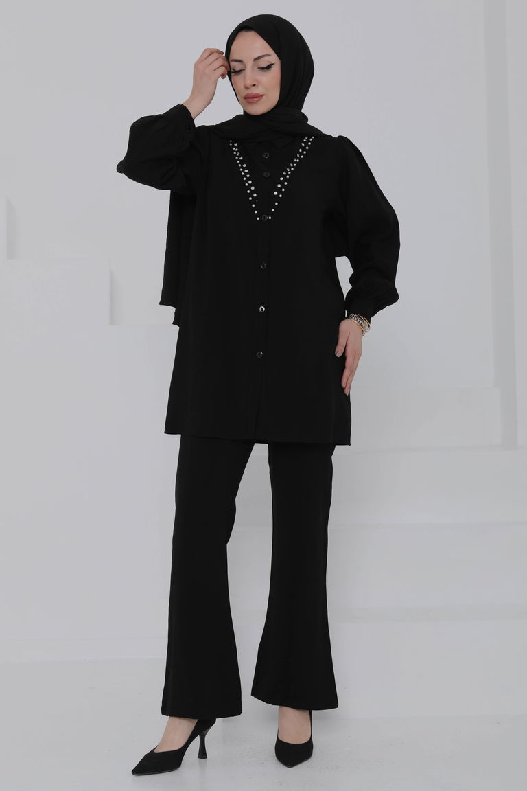 Modal Taşlı İkili Takım - 27019 - TOFİSA