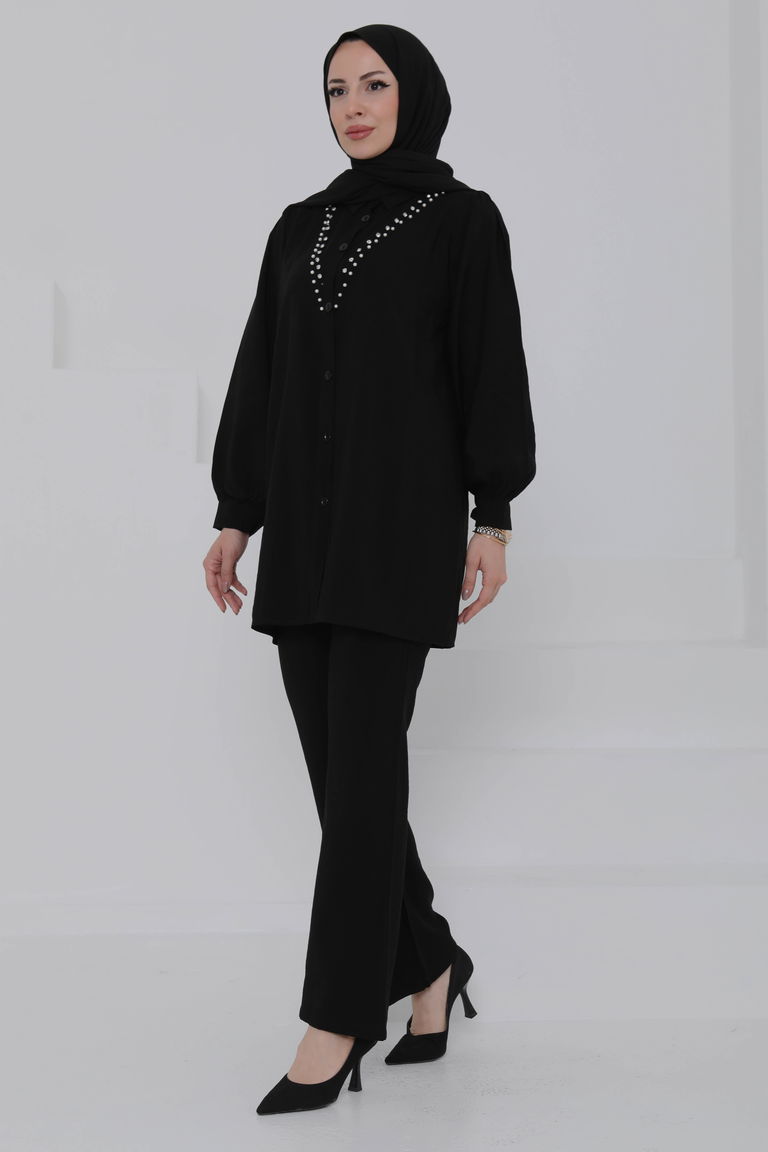 Modal Taşlı İkili Takım - 27019 - TOFİSA