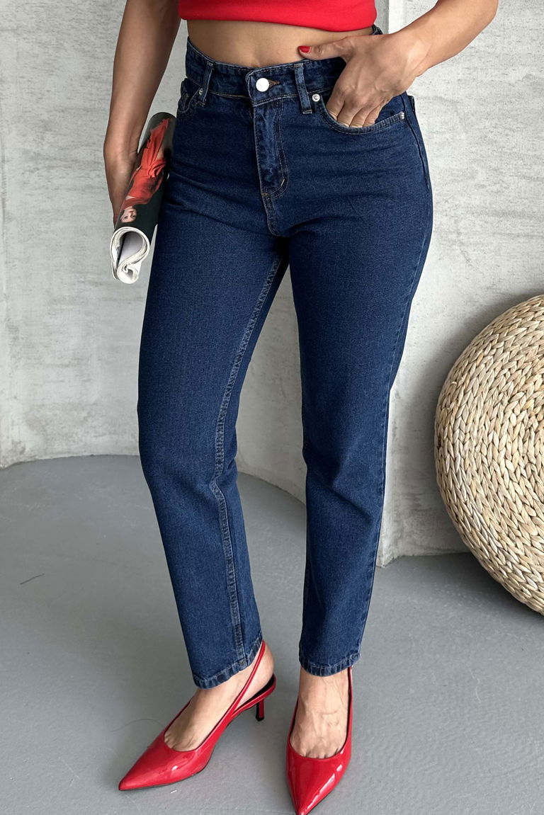 Mom Fit Kot Pantolon - 27301 - TOFİSA