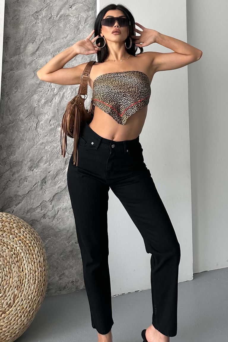 Mom Fit Kot Pantolon - 27301 - TOFİSA