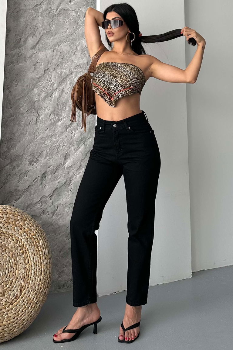 Mom Fit Kot Pantolon - 27301 - TOFİSA