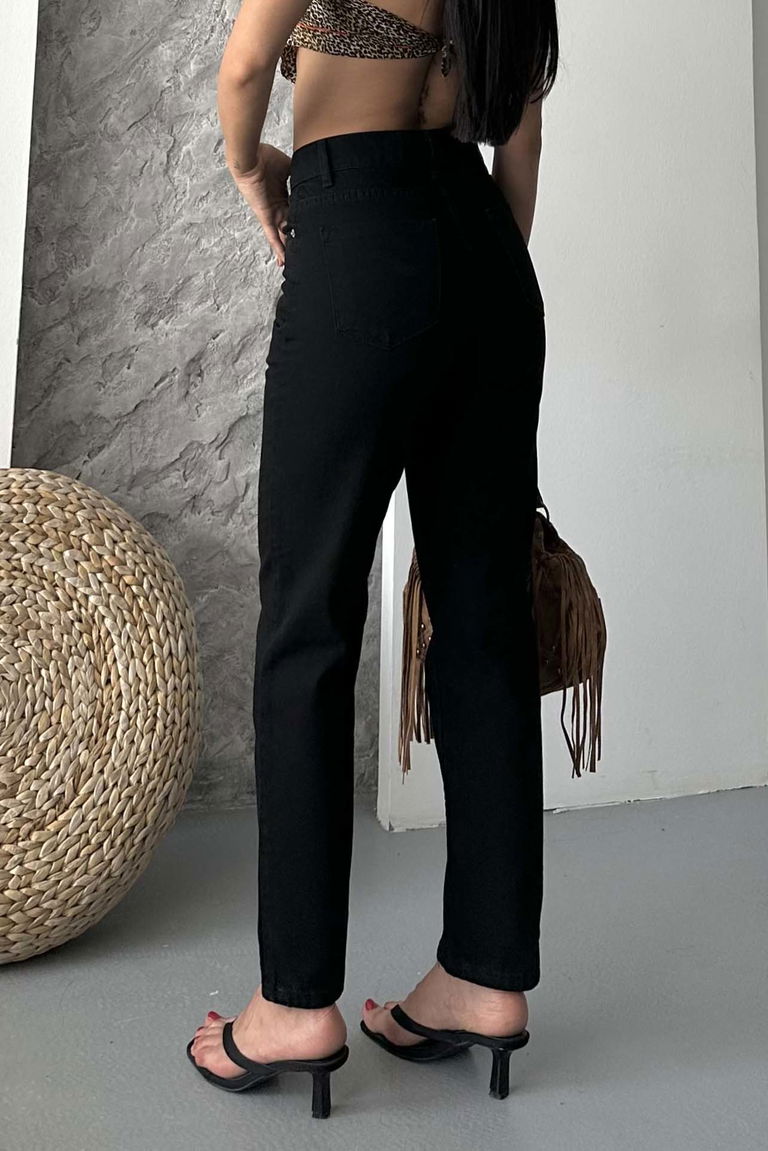 Mom Fit Kot Pantolon - 27301 - TOFİSA