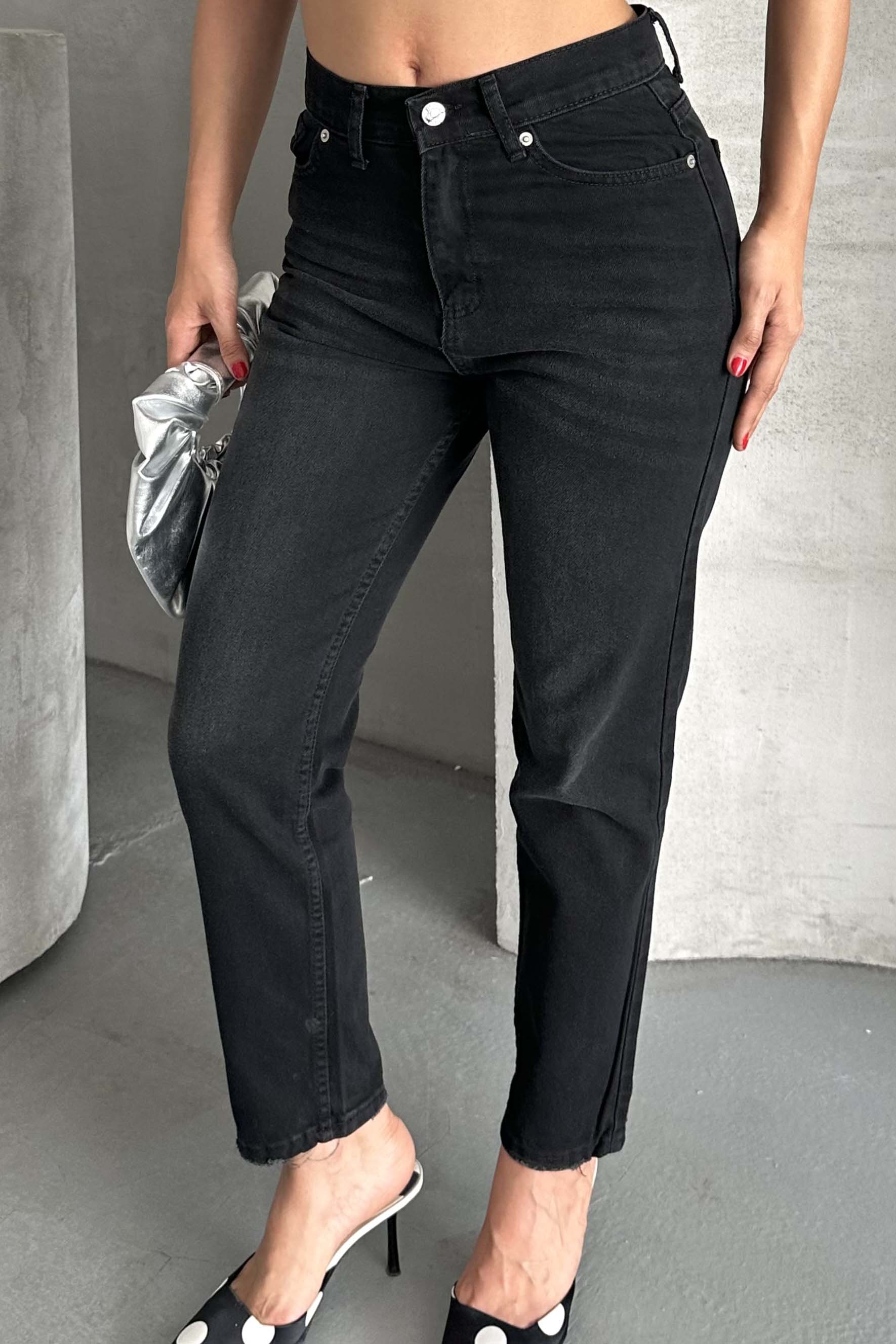 Mom Kot Pantolon Siyah - 27302 - 2