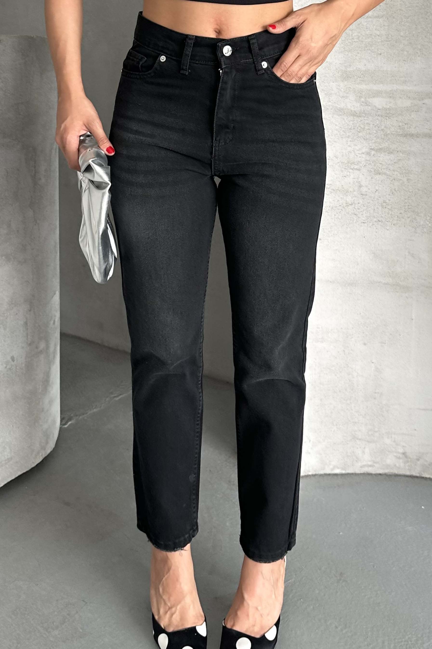Mom Kot Pantolon Siyah - 27302 - 4