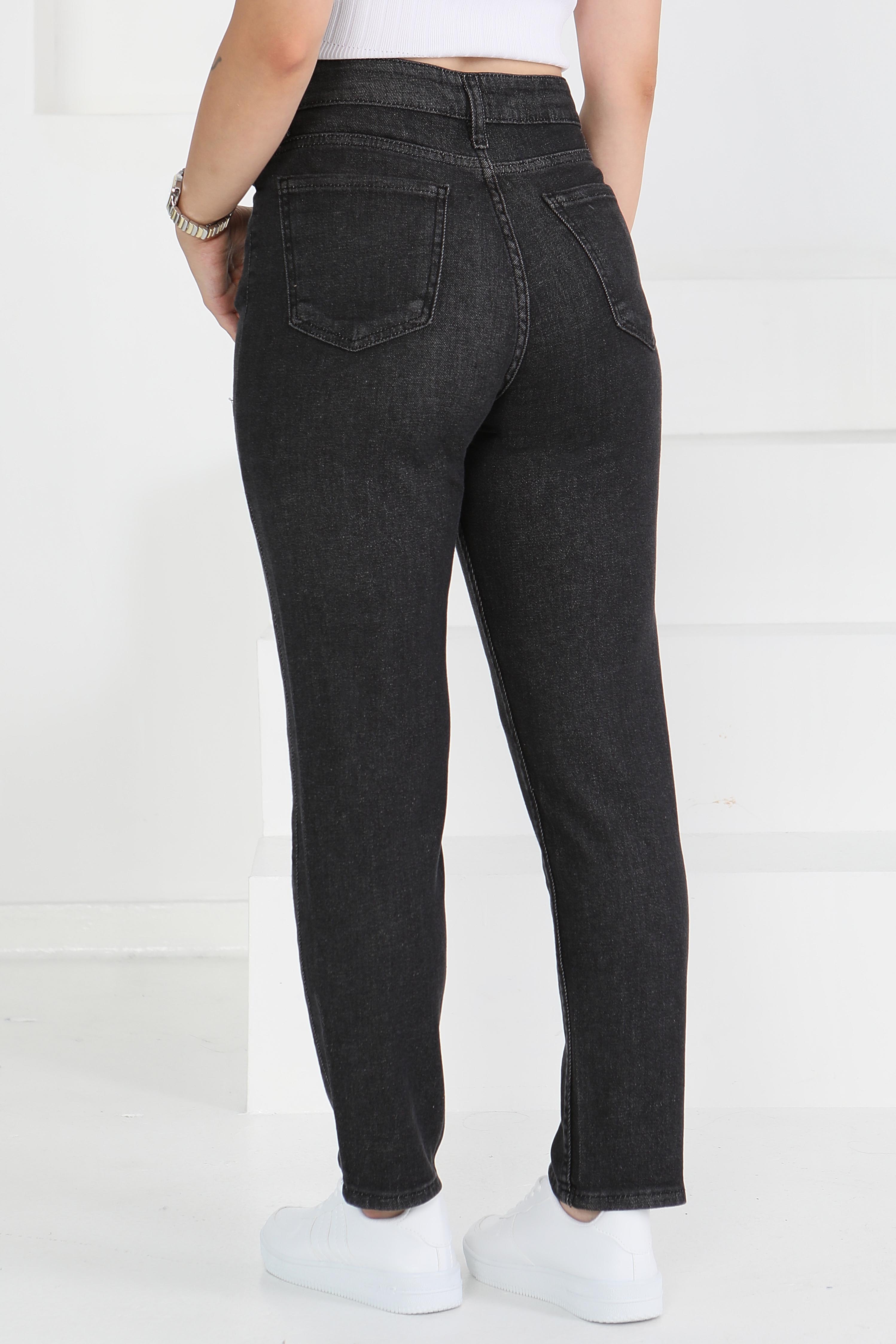 Mom Kot Pantolon Füme - 13360 - 4