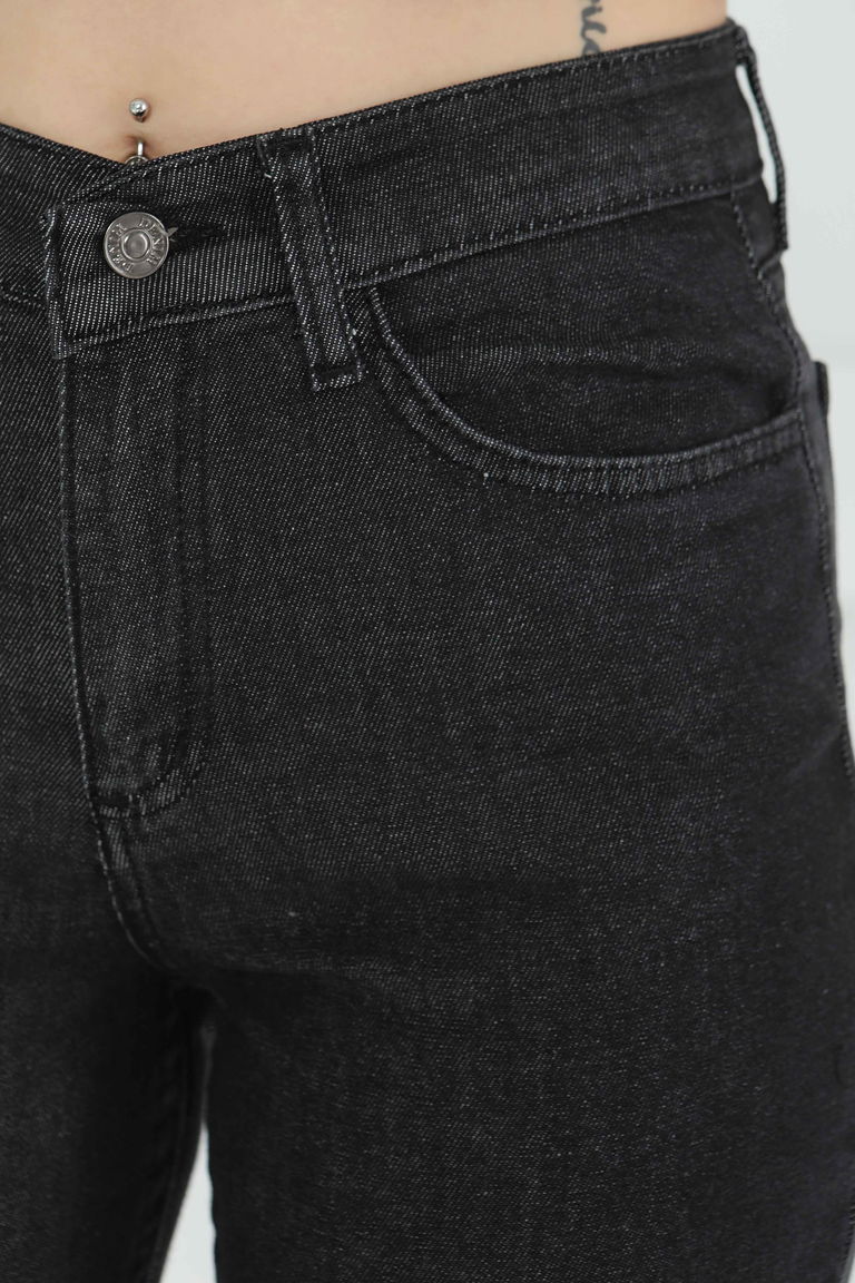 Mom Kot Pantolon Füme - 13360 - TOFİSA