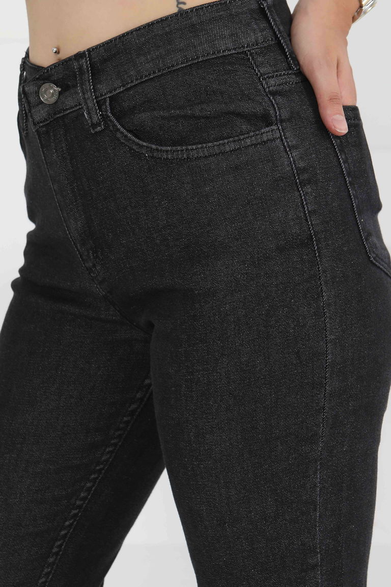 Mom Kot Pantolon Füme - 13360 - TOFİSA