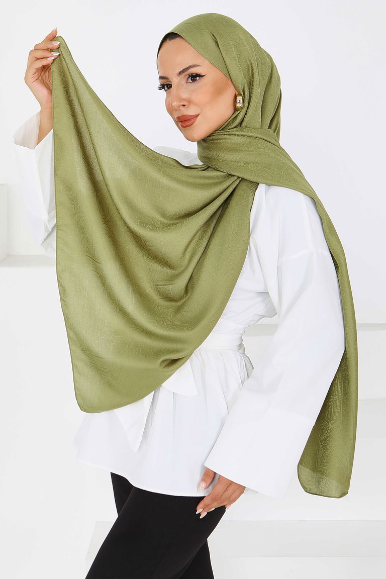 Monagram Şal - 27592 - TOFİSA