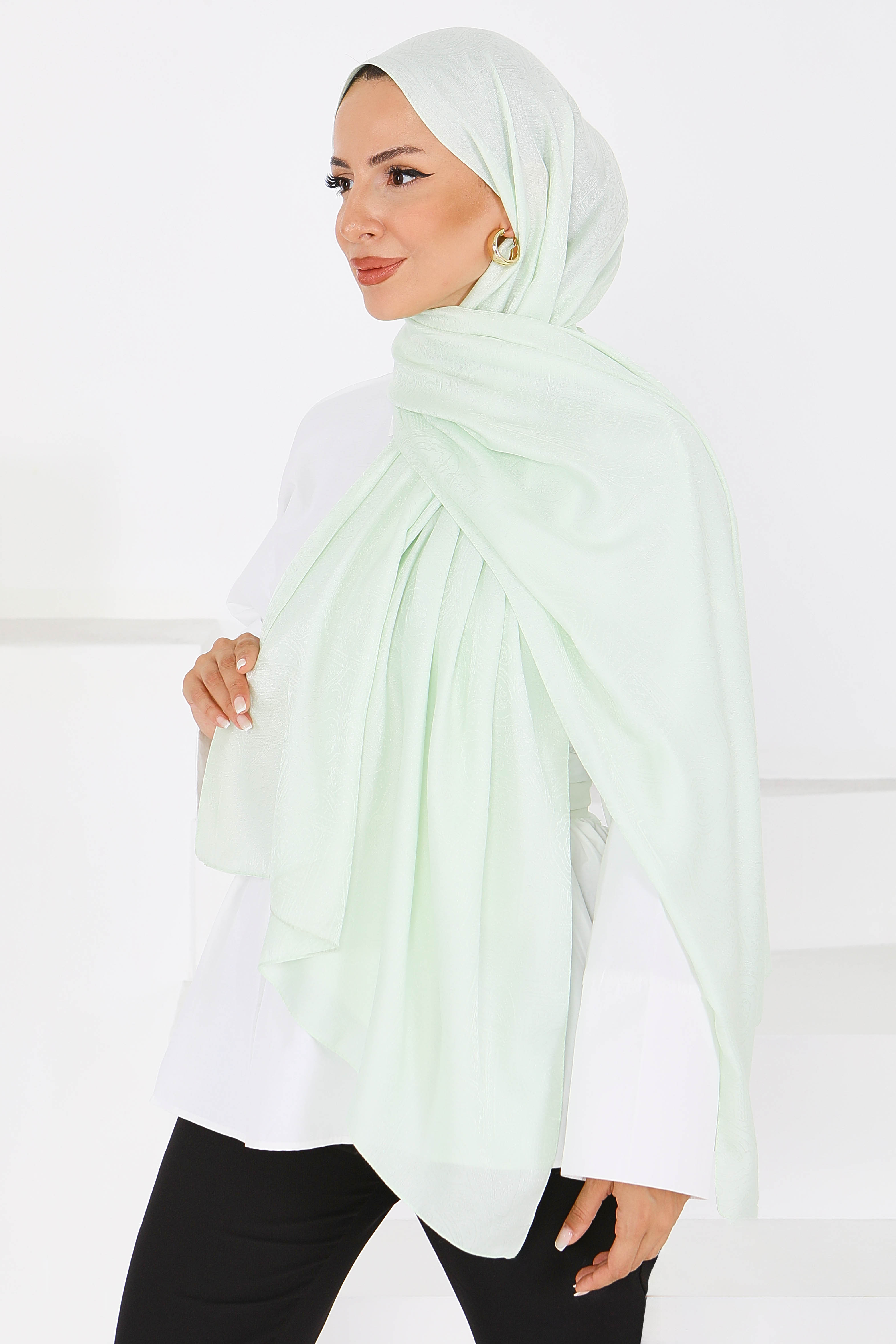 Monagram Şal - 27592 - 4