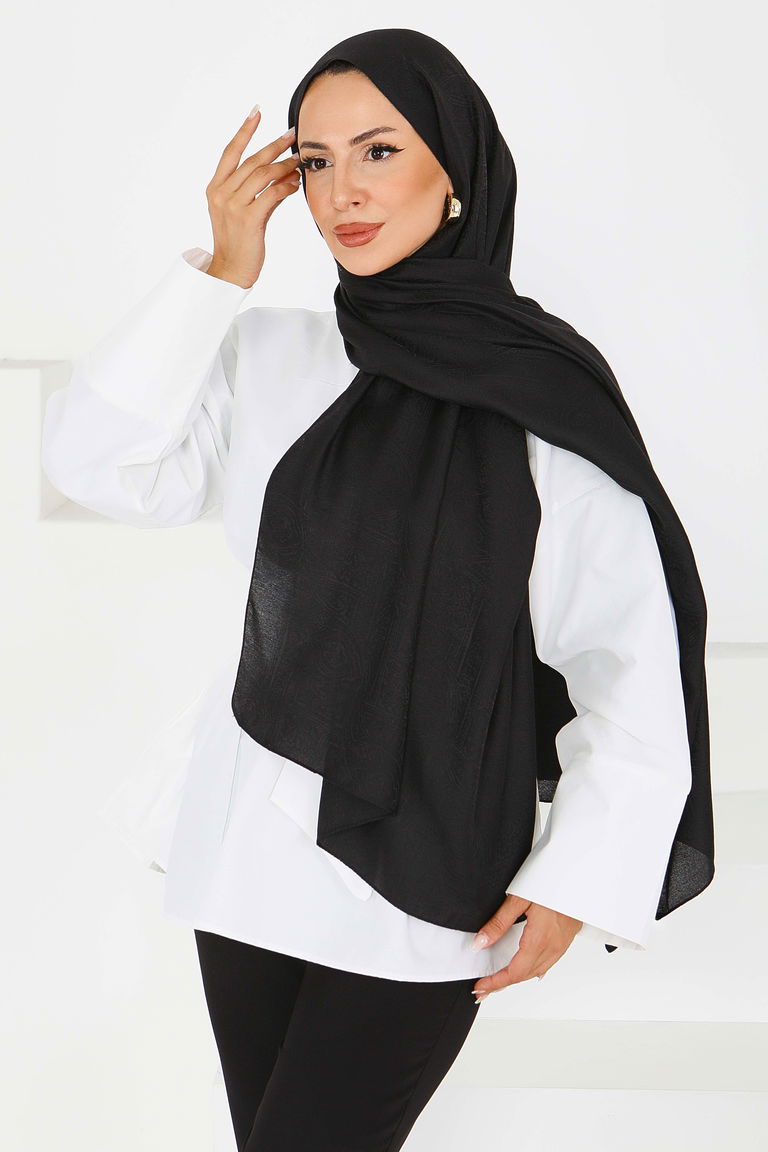 Monagram Şal - 27592 - TOFİSA