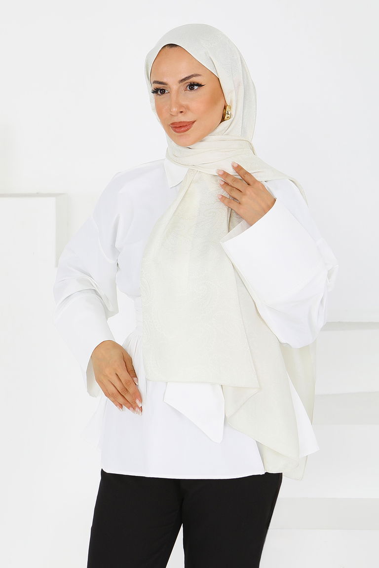 Monagram Şal - 27593 - TOFİSA