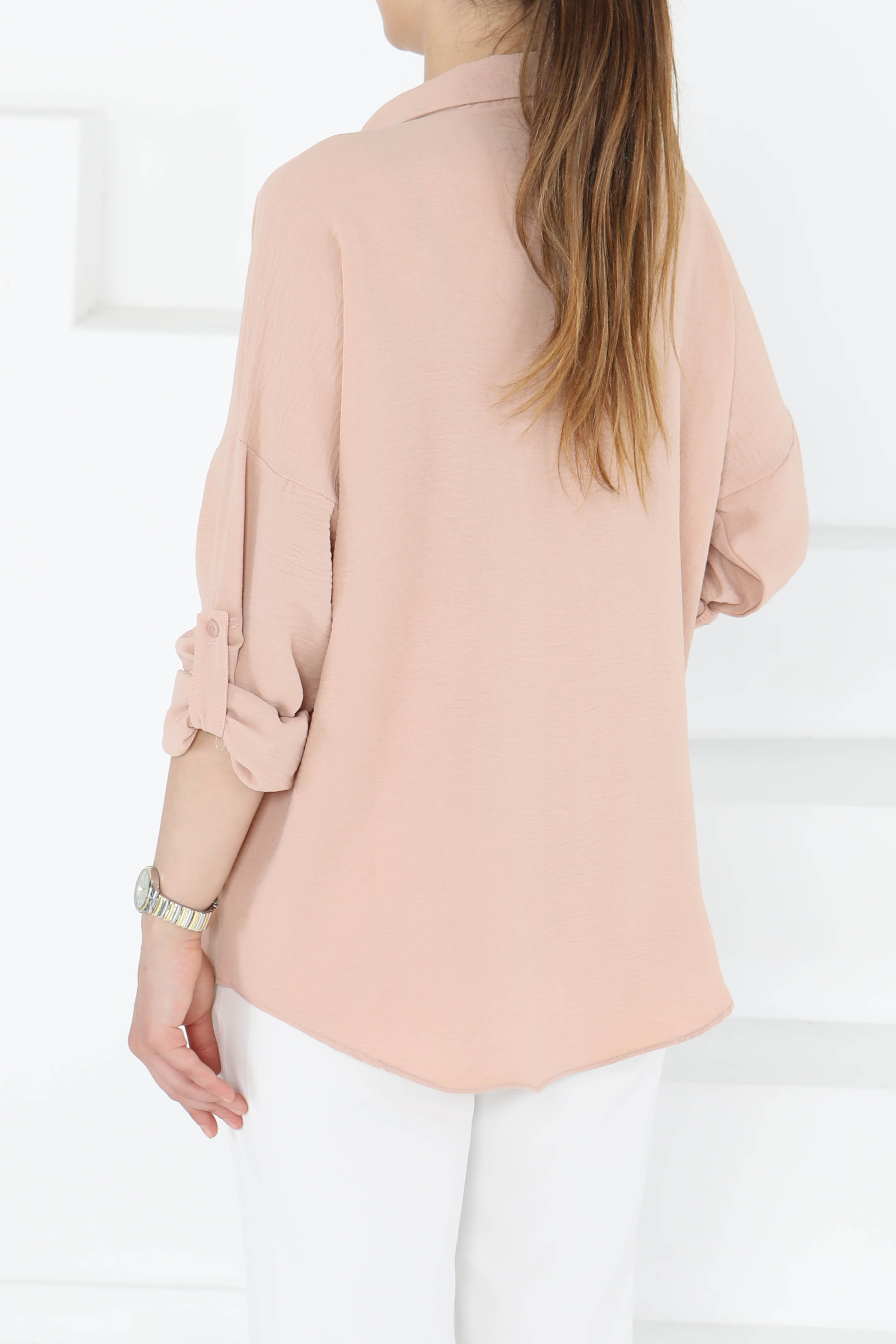 Nakışlı İncili Gömlek - 27244 - 6