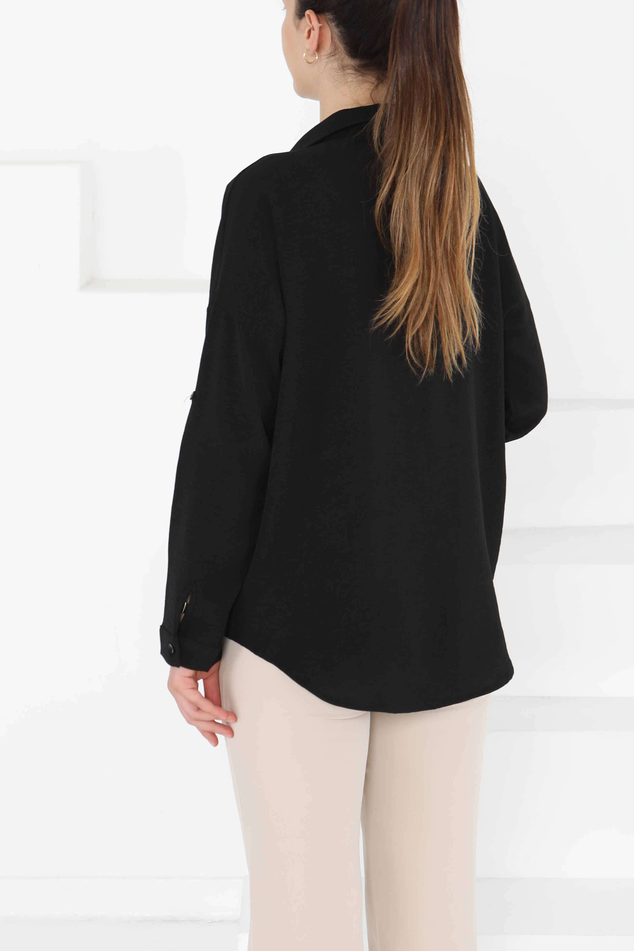 Nakışlı İncili Gömlek - 27244 - 7