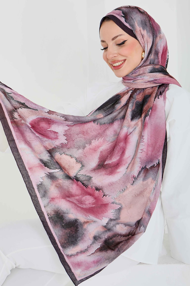 Natural Harmony Bambu Crash Şal - 27914-MURDUM - TOFİSA