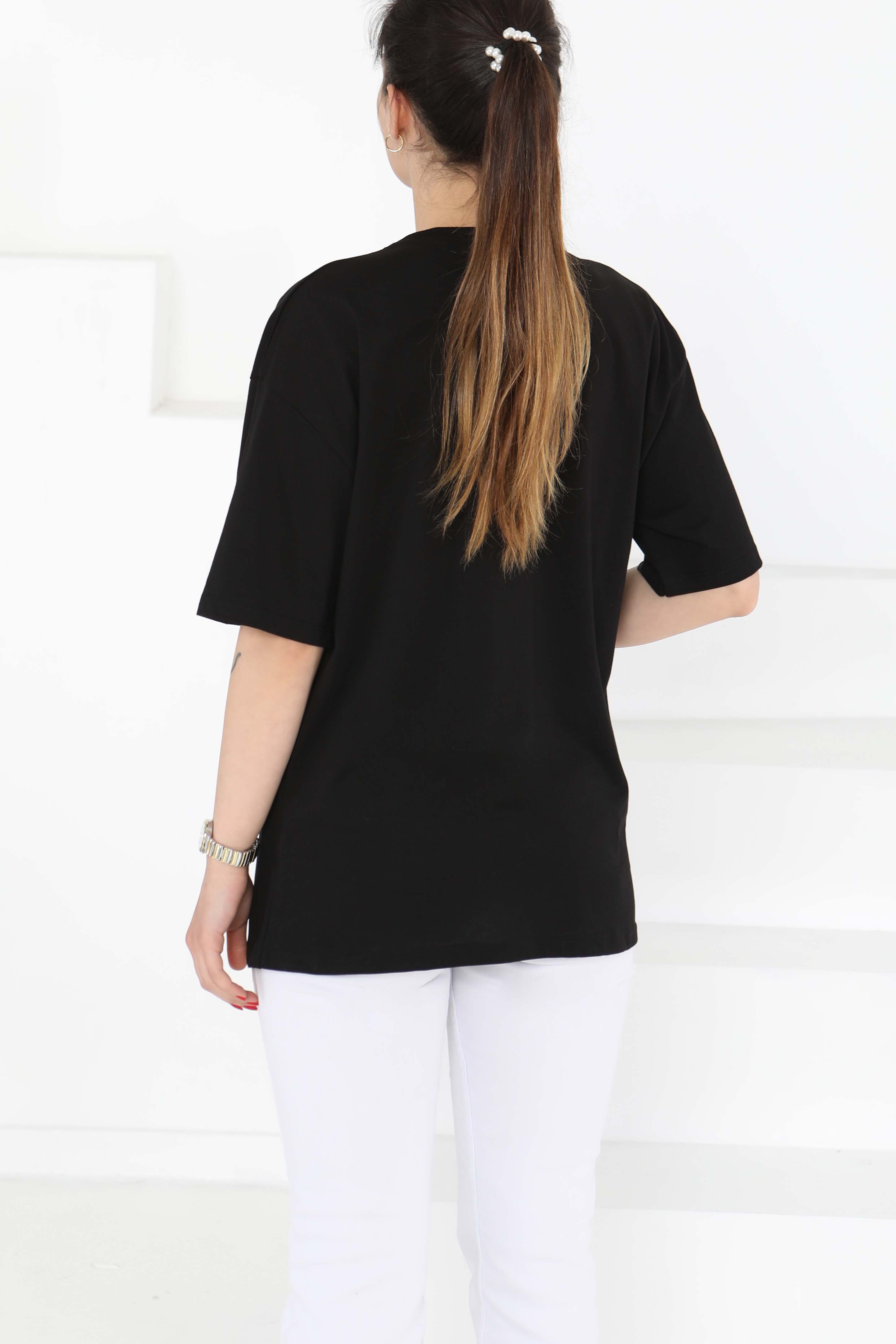 NEW YORK Baskılı Kısa Kollu T-Şhirt - 27125 - 6