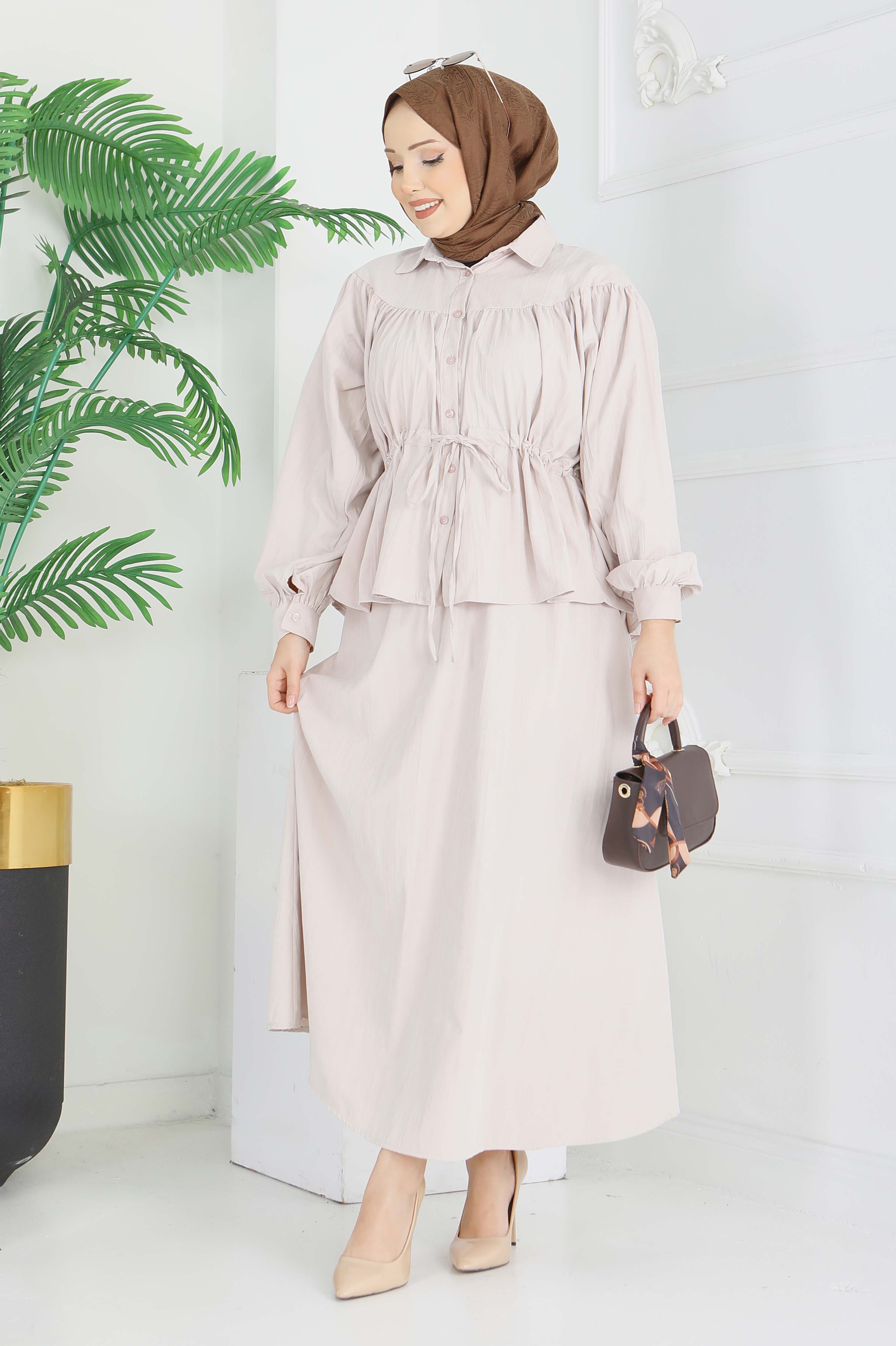 Nubuk Cupra Etekli Takım - 28284-BEJ - 2