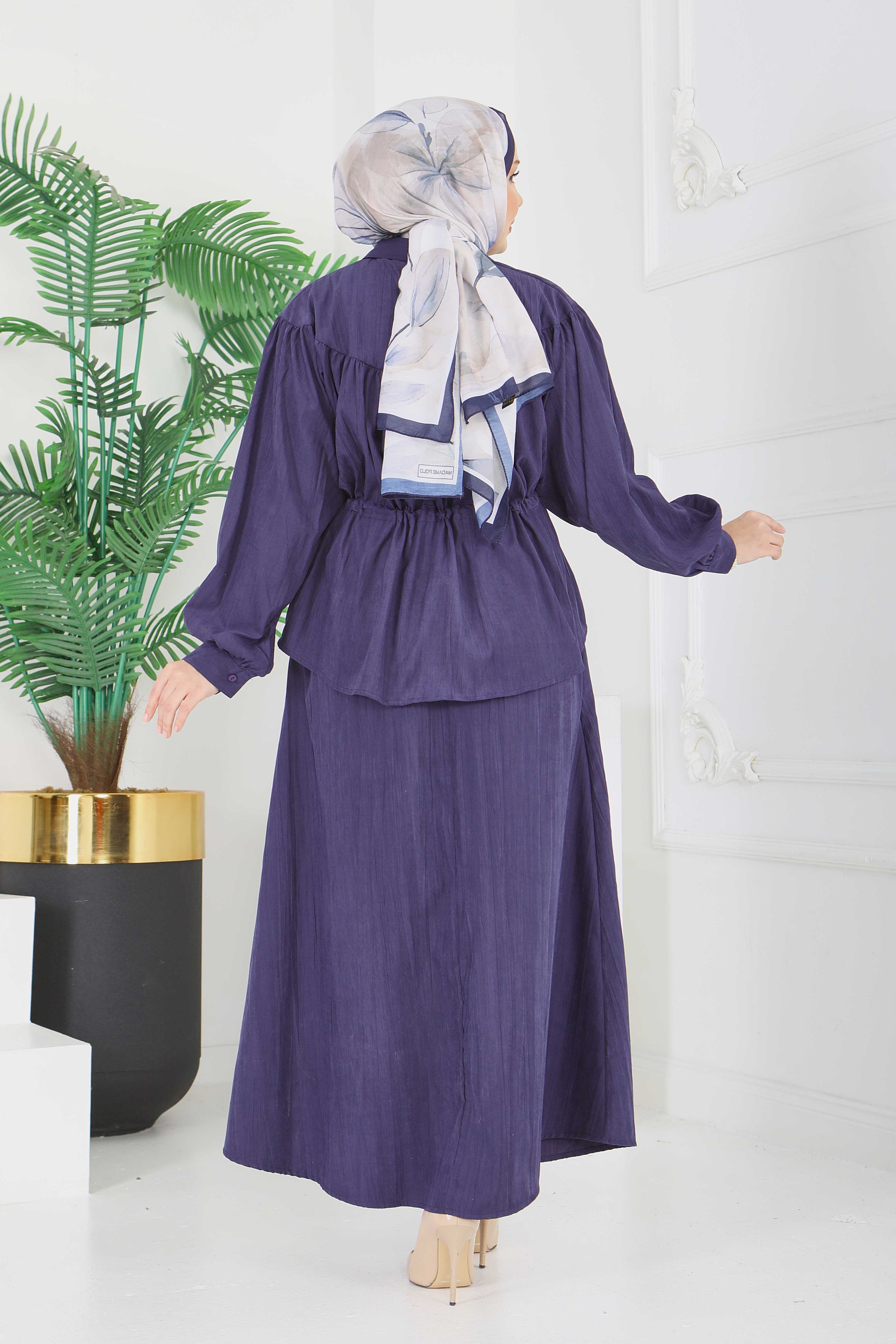 Nubuk Cupra Etekli Takım - 28284-LACIVERT - 5