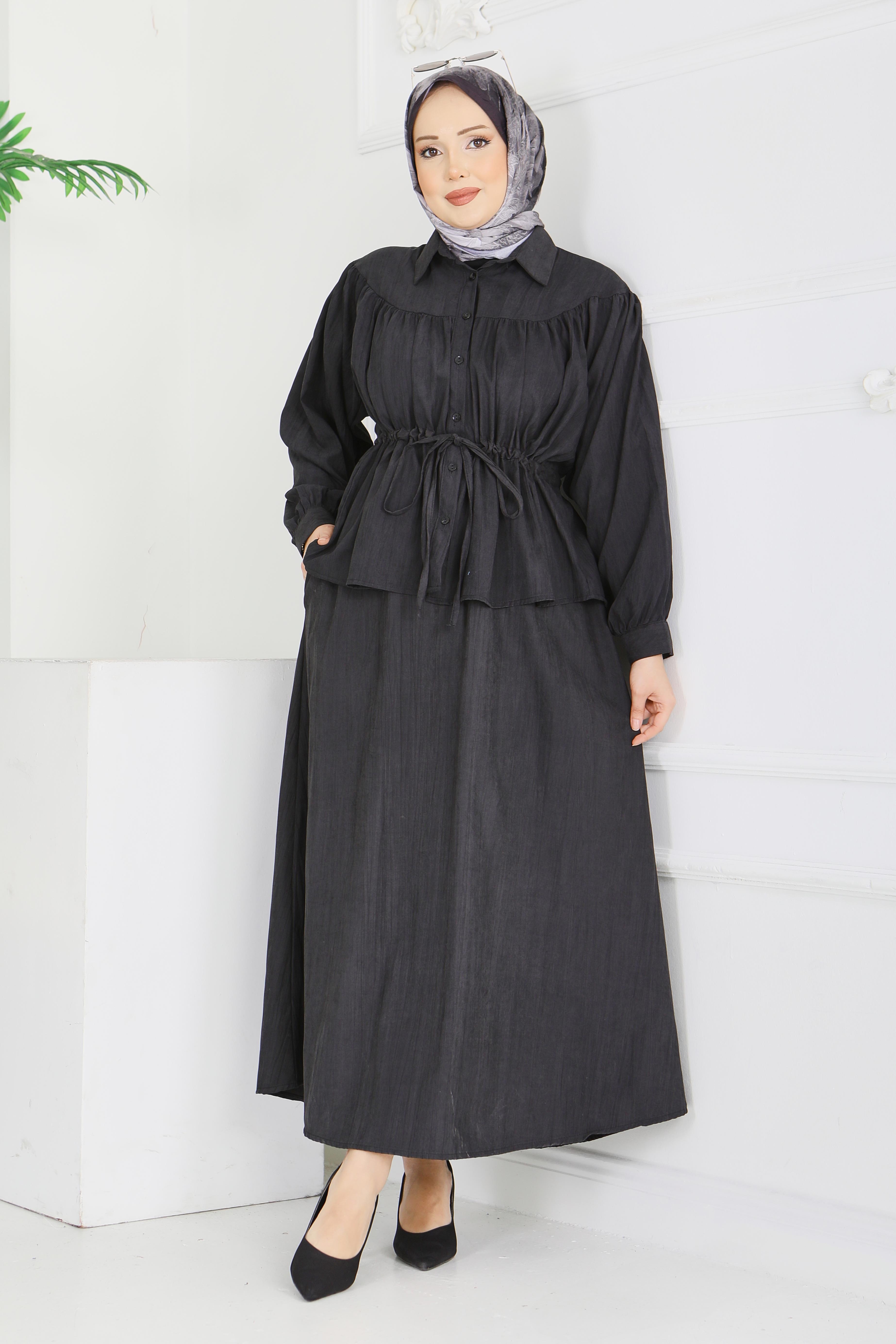 Nubuk Cupra Etekli Takım - 28284-SIYAH - 2