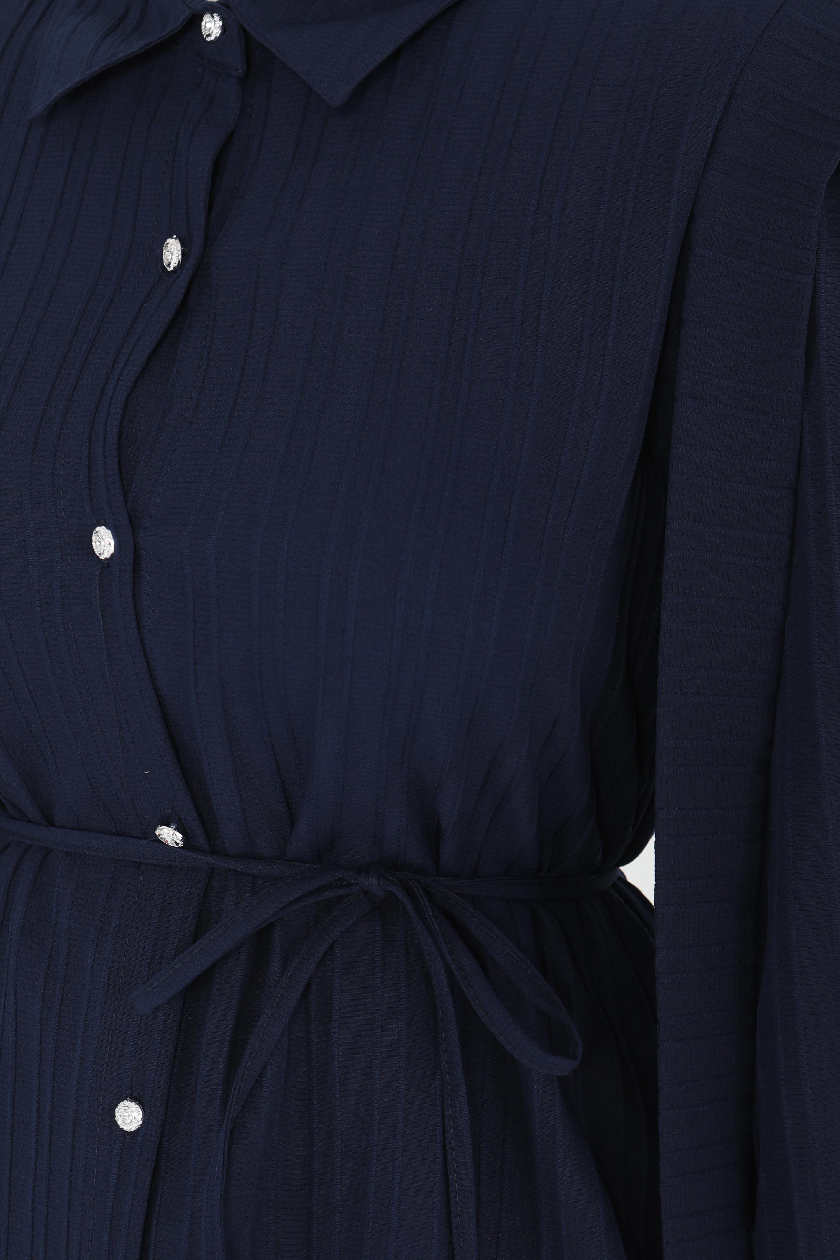 Omuz Bağlama Detaylı Tunik - 27195 - 4