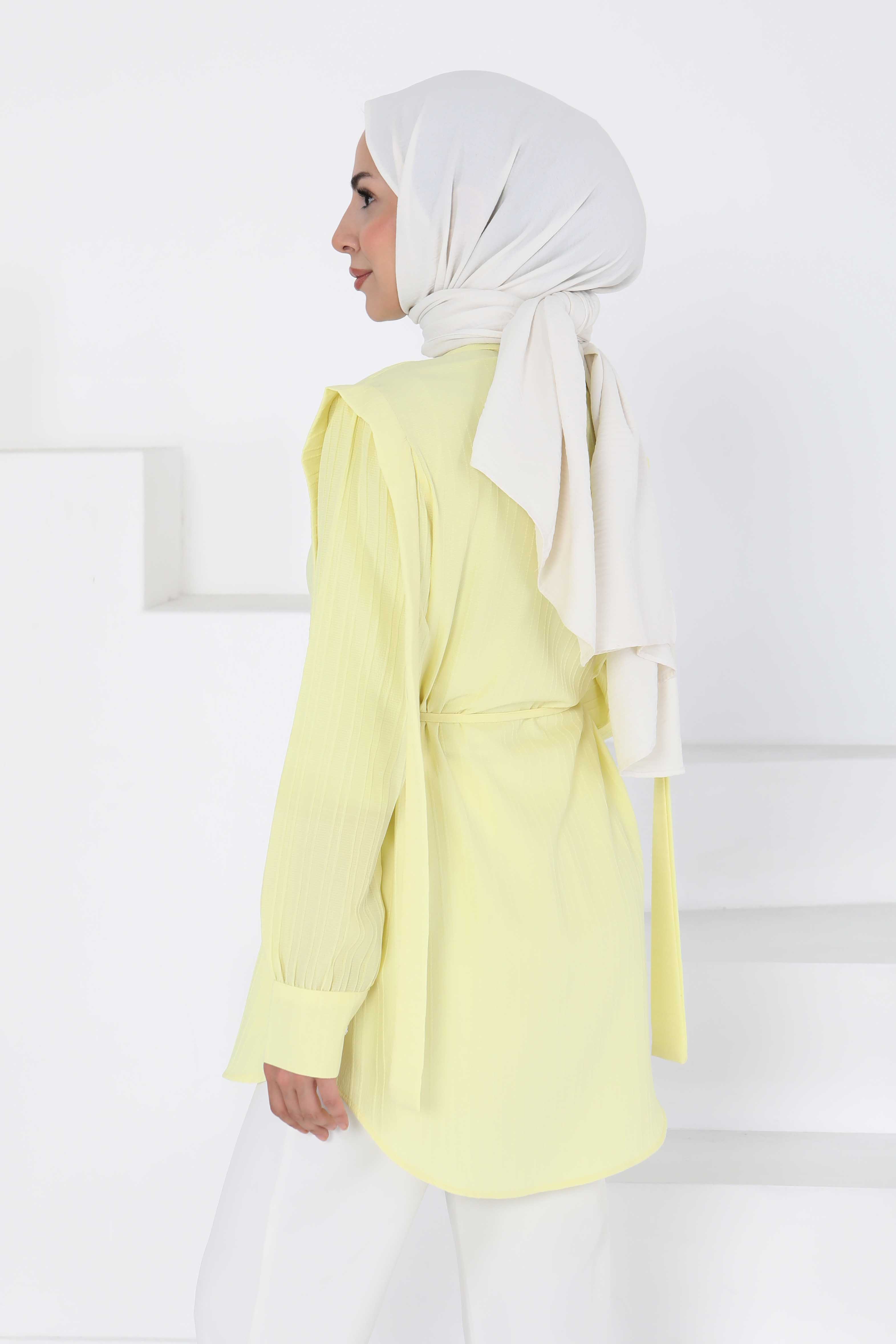 Omuz Bağlama Detaylı Tunik - 27195 - 7