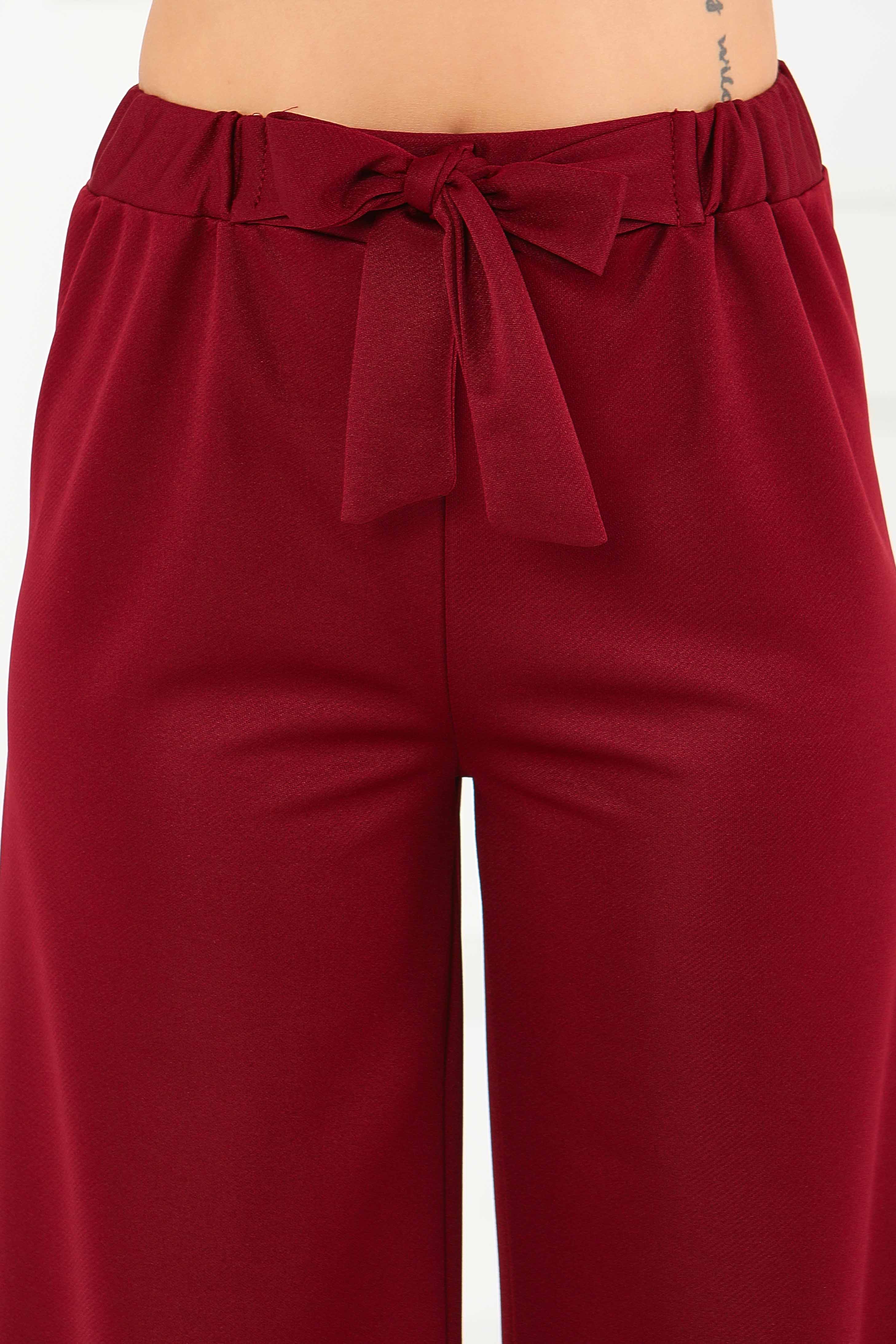Önden Bağlamalı Pantolon - 27553 - 5