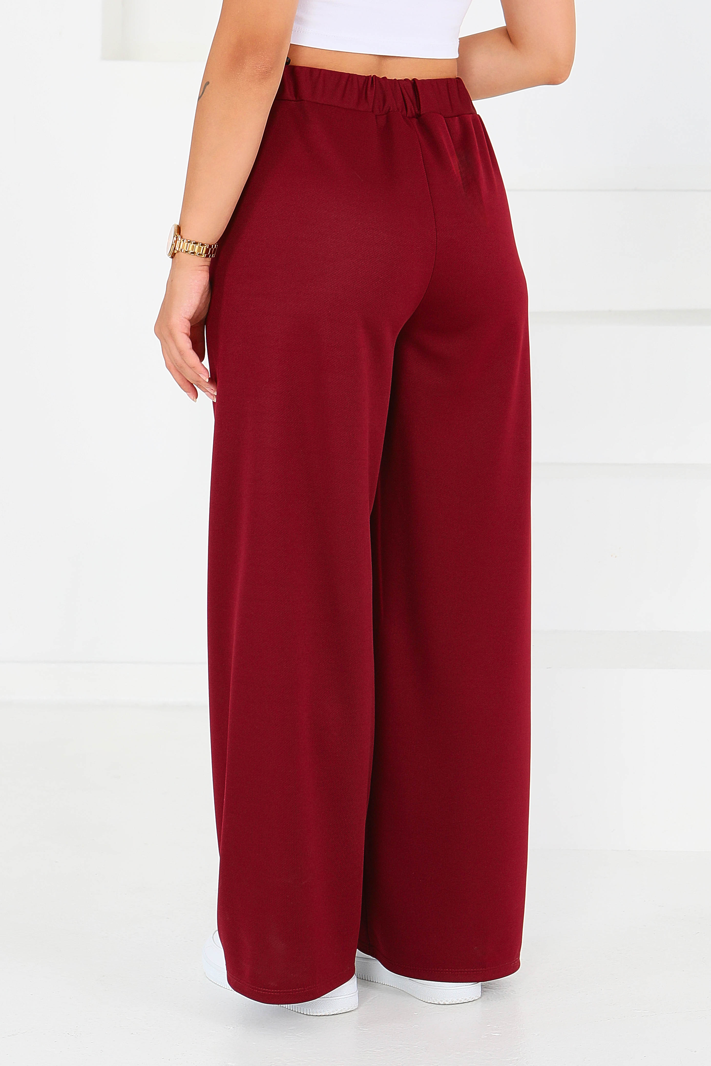Önden Bağlamalı Pantolon - 27553 - 6