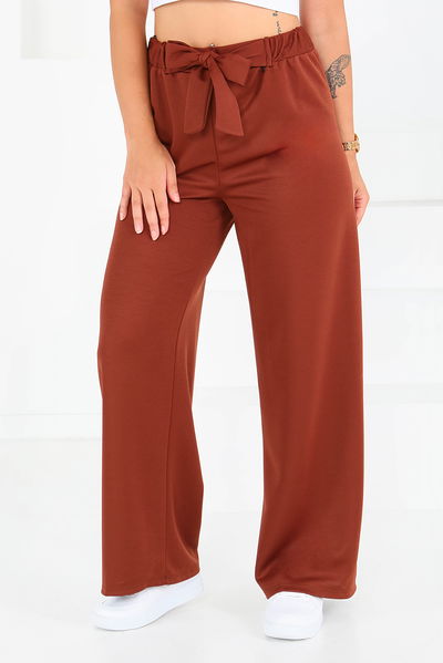 Önden Bağlamalı Pantolon - 27553 