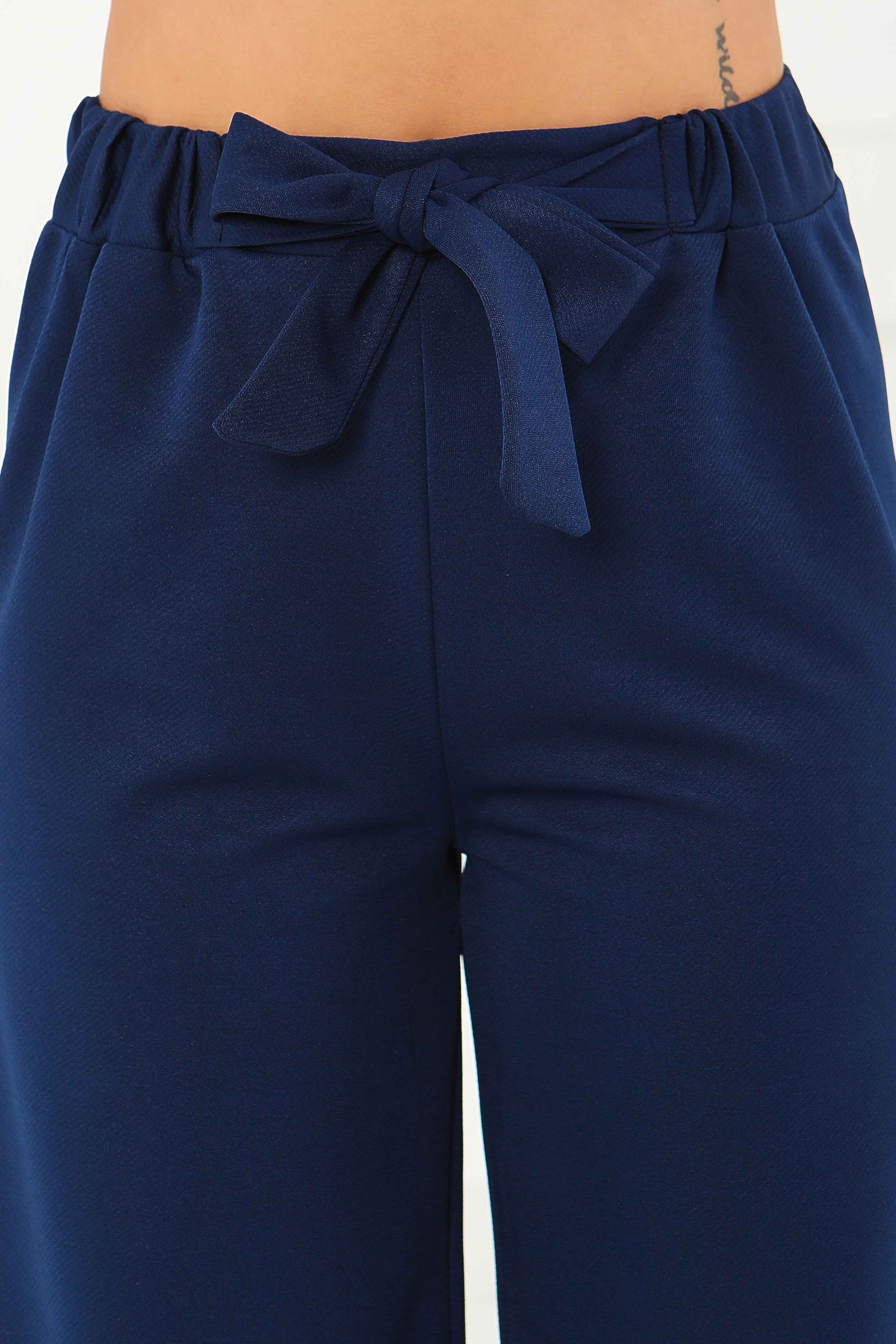 Önden Bağlamalı Pantolon - 27553 - 4
