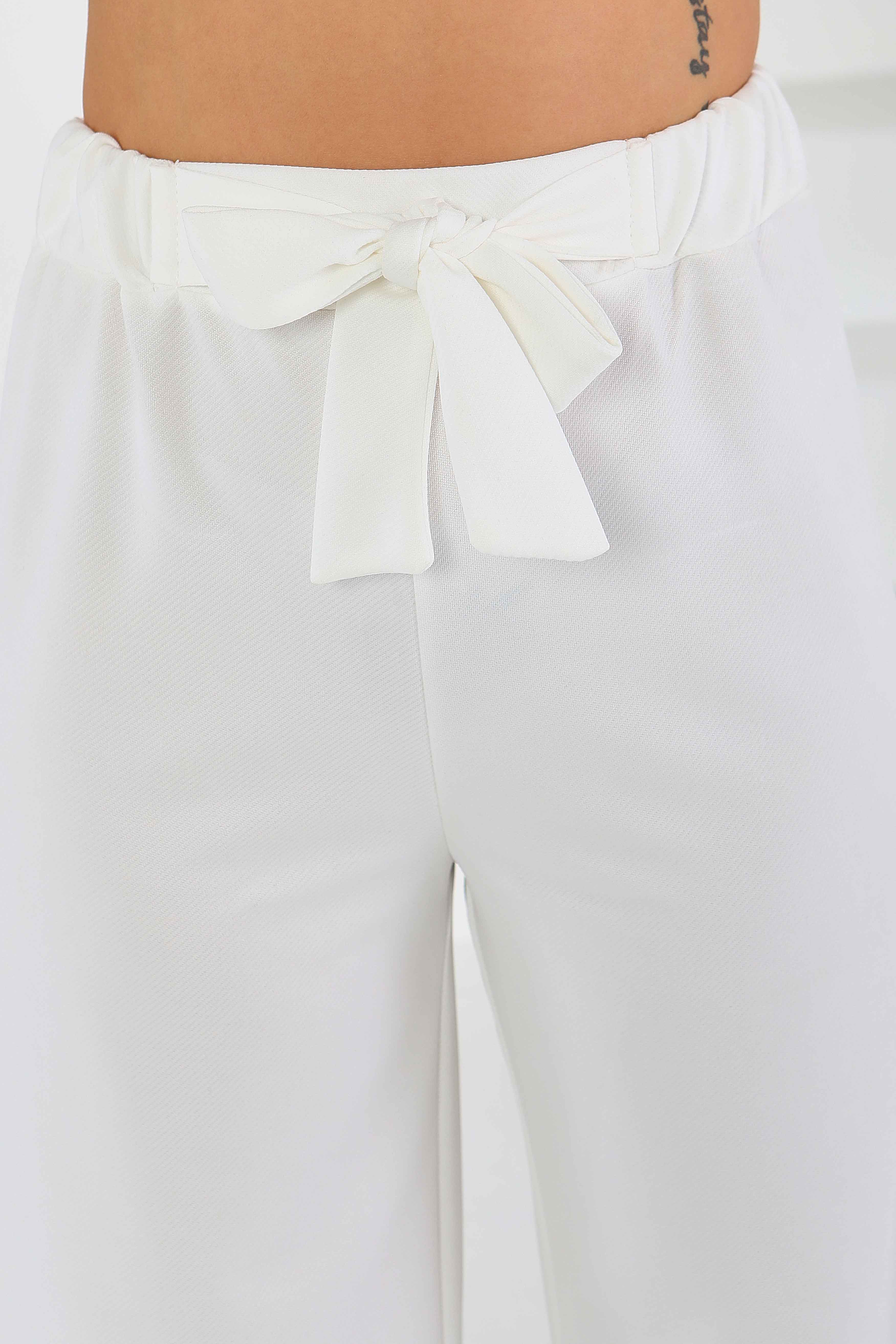 Önden Bağlamalı Pantolon - 27553 - 6
