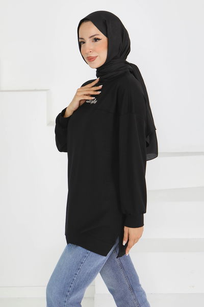 Önü Baskılı Biyeli Oysho Sweatshirt - 27609 