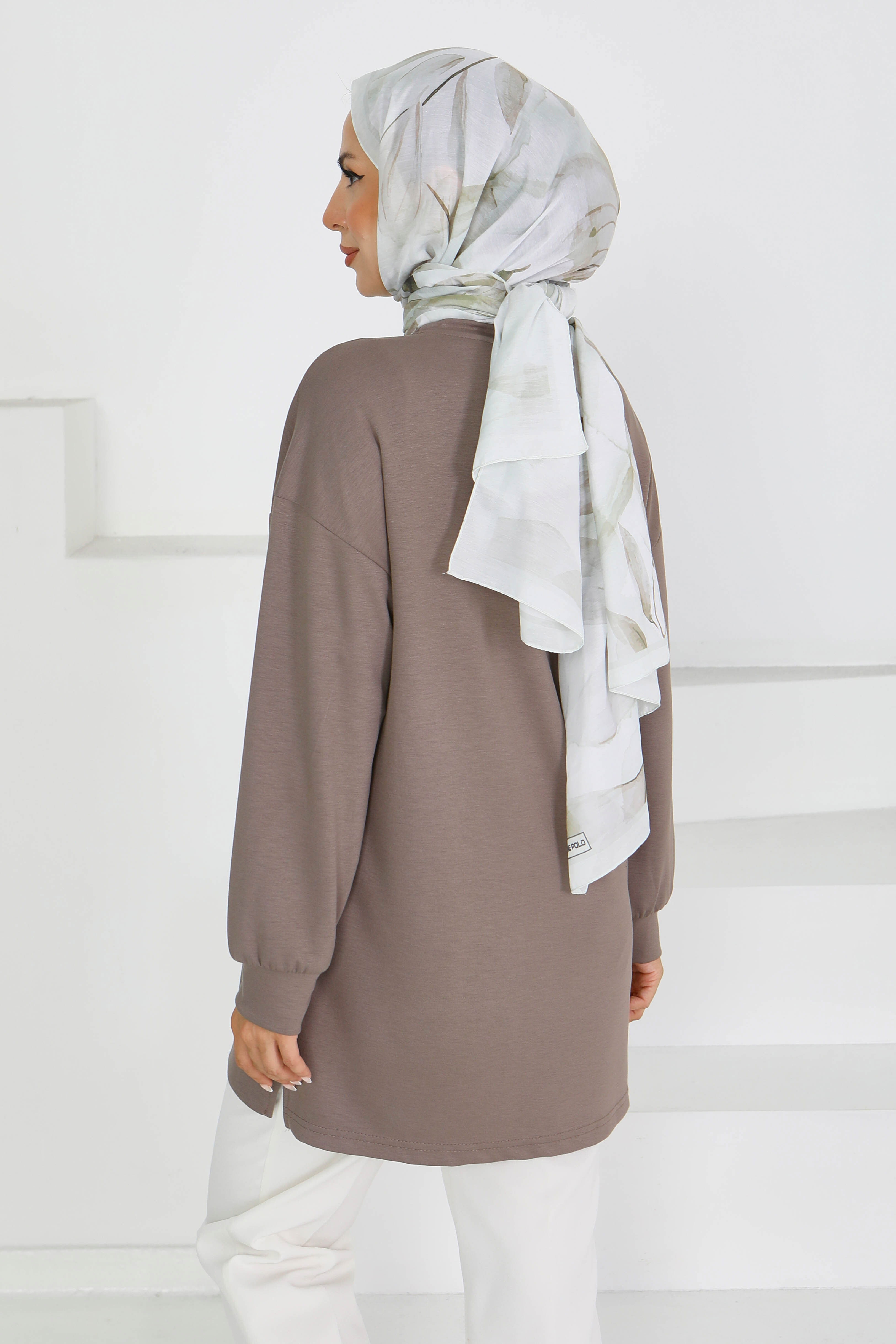 Önü Baskılı Biyeli Oysho Sweatshirt - 27609 - 4