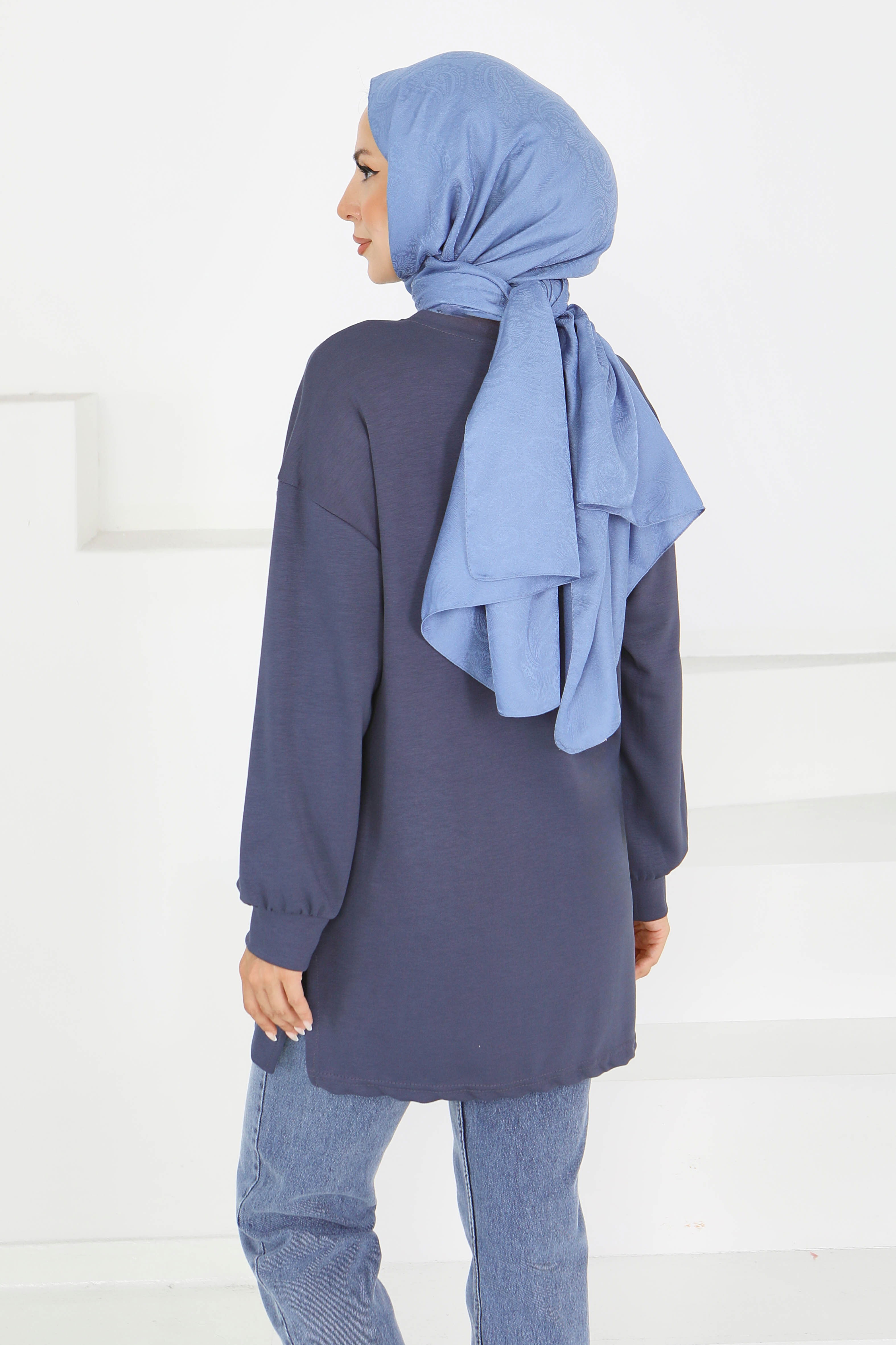Önü Baskılı Biyeli Oysho Sweatshirt - 27609 - 4