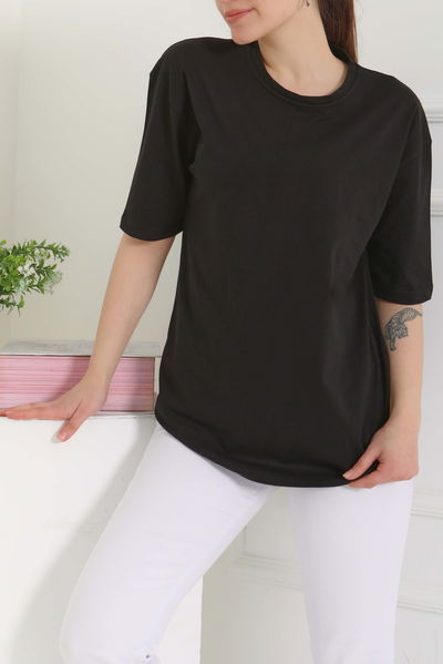Oversize Kısa Kollu T-Şhirt - 27118 