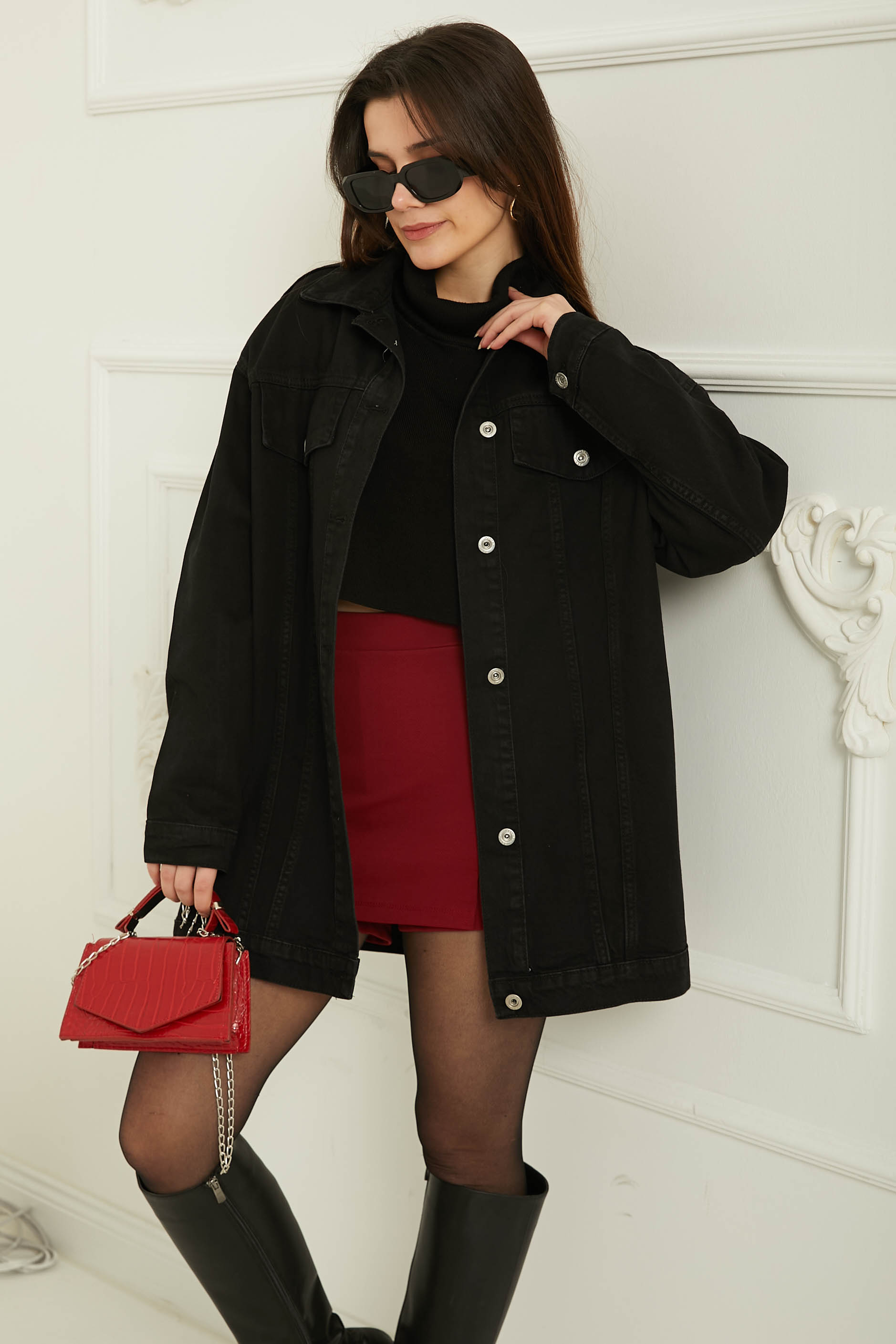 Oversize Kot Ceket - 27199 - 2