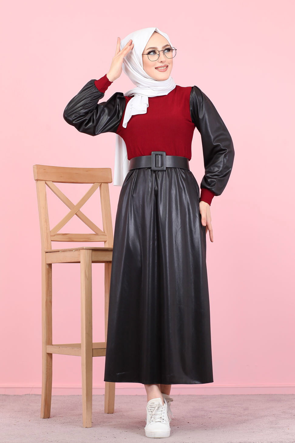 Oysh Modal İkili Takım Bordo - 1348-BORDO - 1