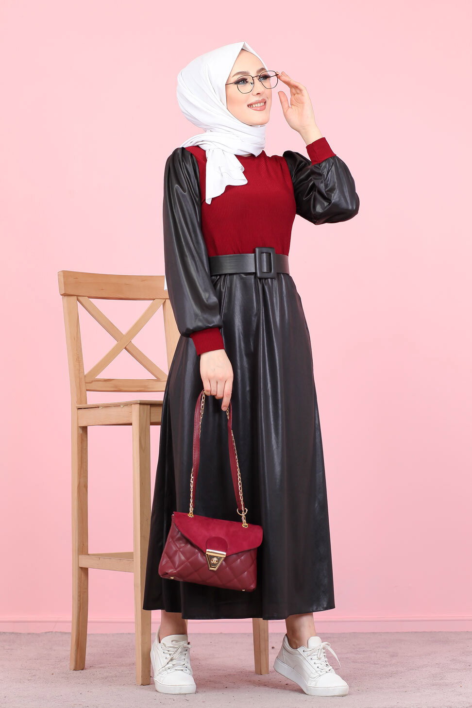 Oysh Modal İkili Takım Bordo - 1348-BORDO - 4
