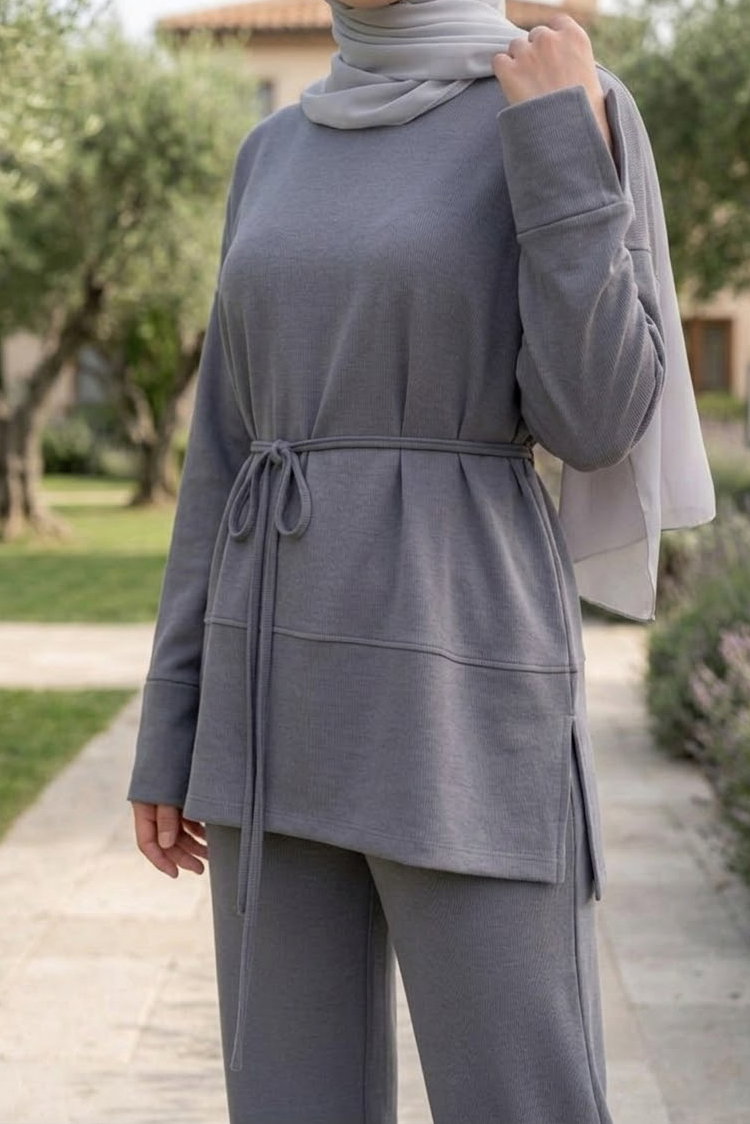Oysh Modal İkili Takım Füme - 28897-FUME - 3