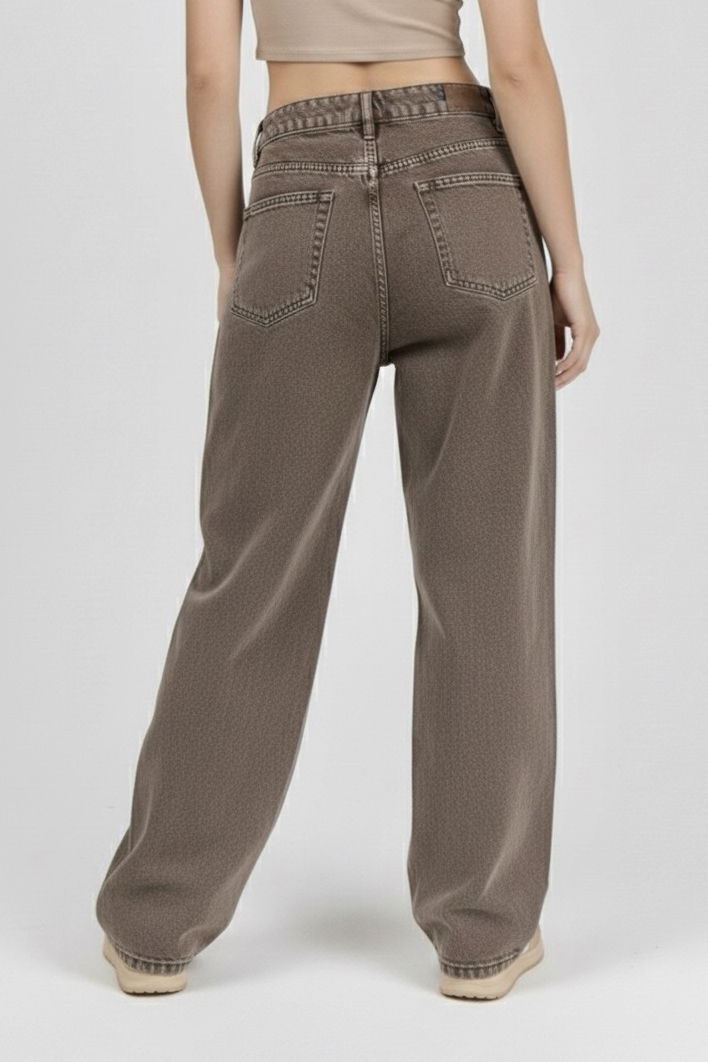 Palazzo Kot Pantolon - 28060-TINT-KAHVE - 4