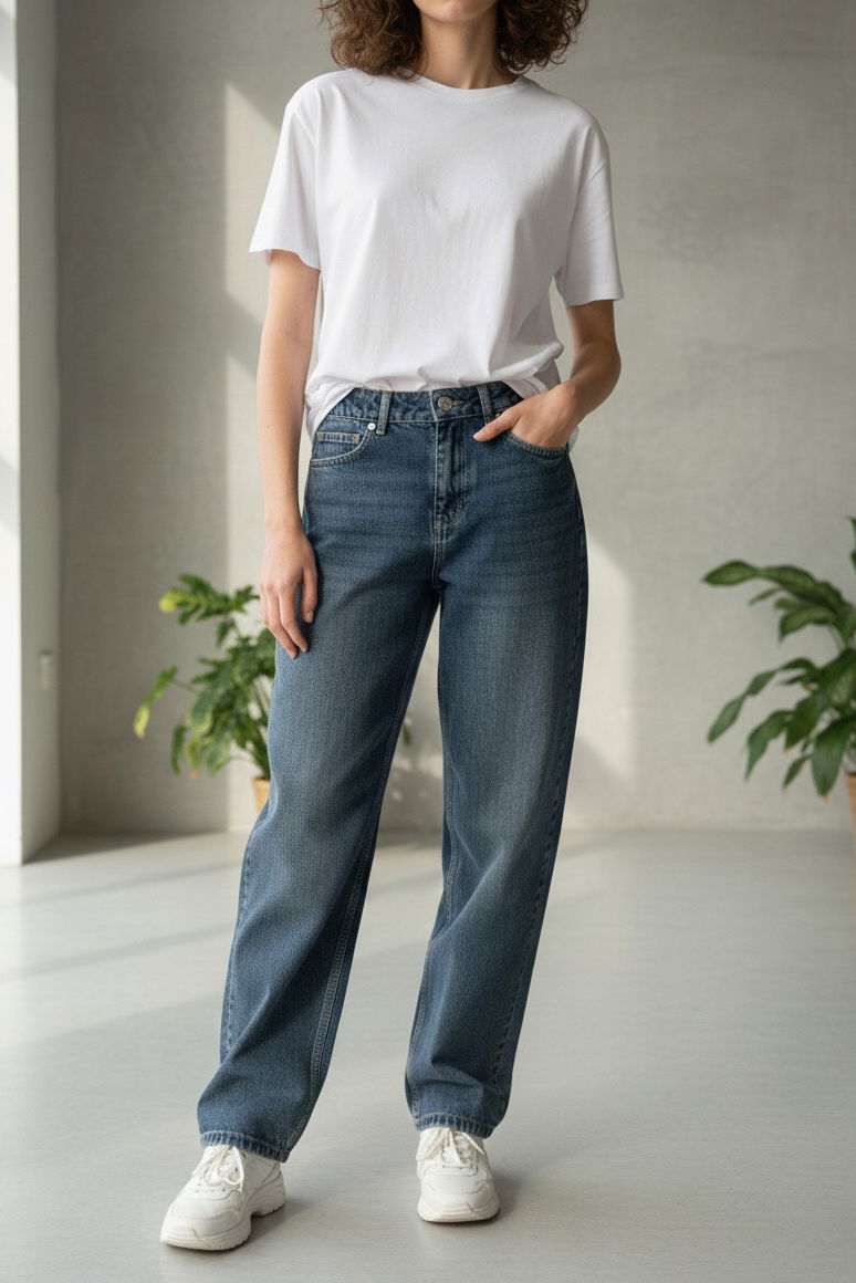 Palazzo Pantolon - 27358-KAHVE-TINT-YIKAMA - 1