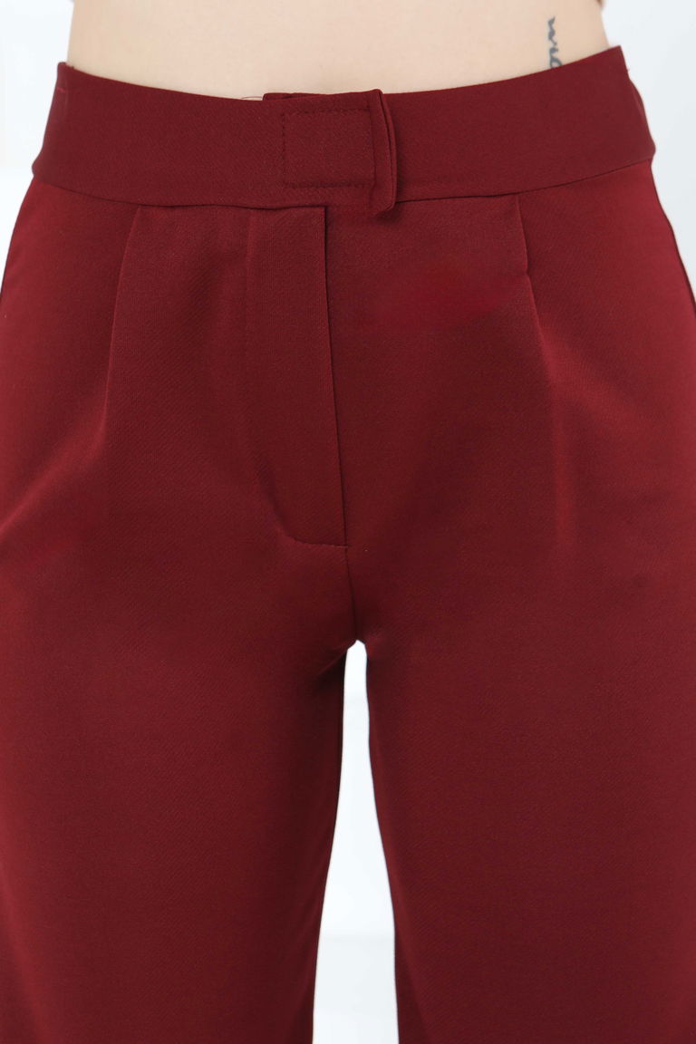 Palazzo Pantolon Bordo - 27077 - TOFİSA