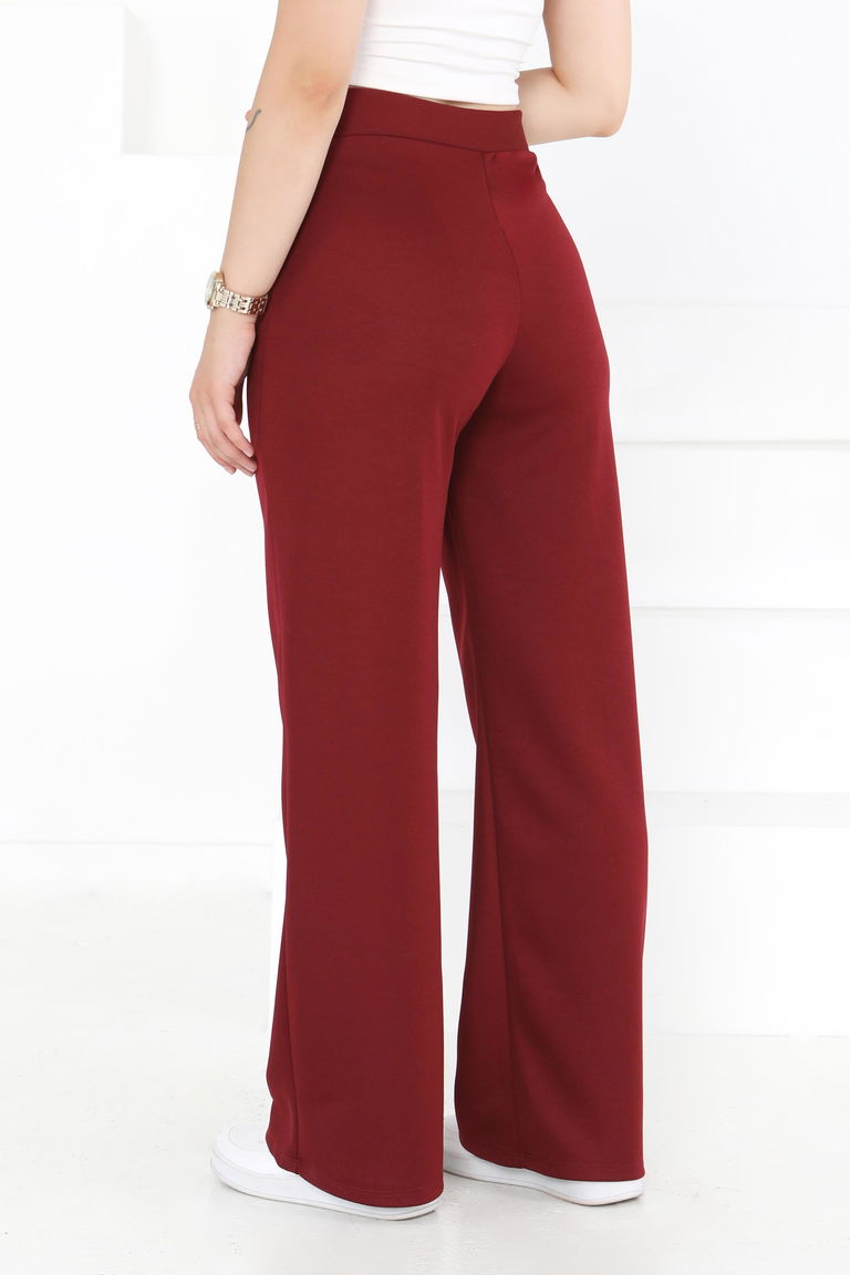 Palazzo Pantolon Bordo - 27077 - TOFİSA