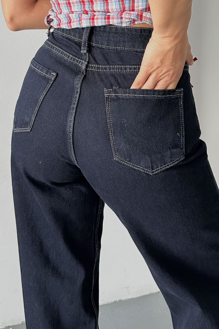 Palazzo Pantolon Koyu Lacivert - 27387 - TOFİSA