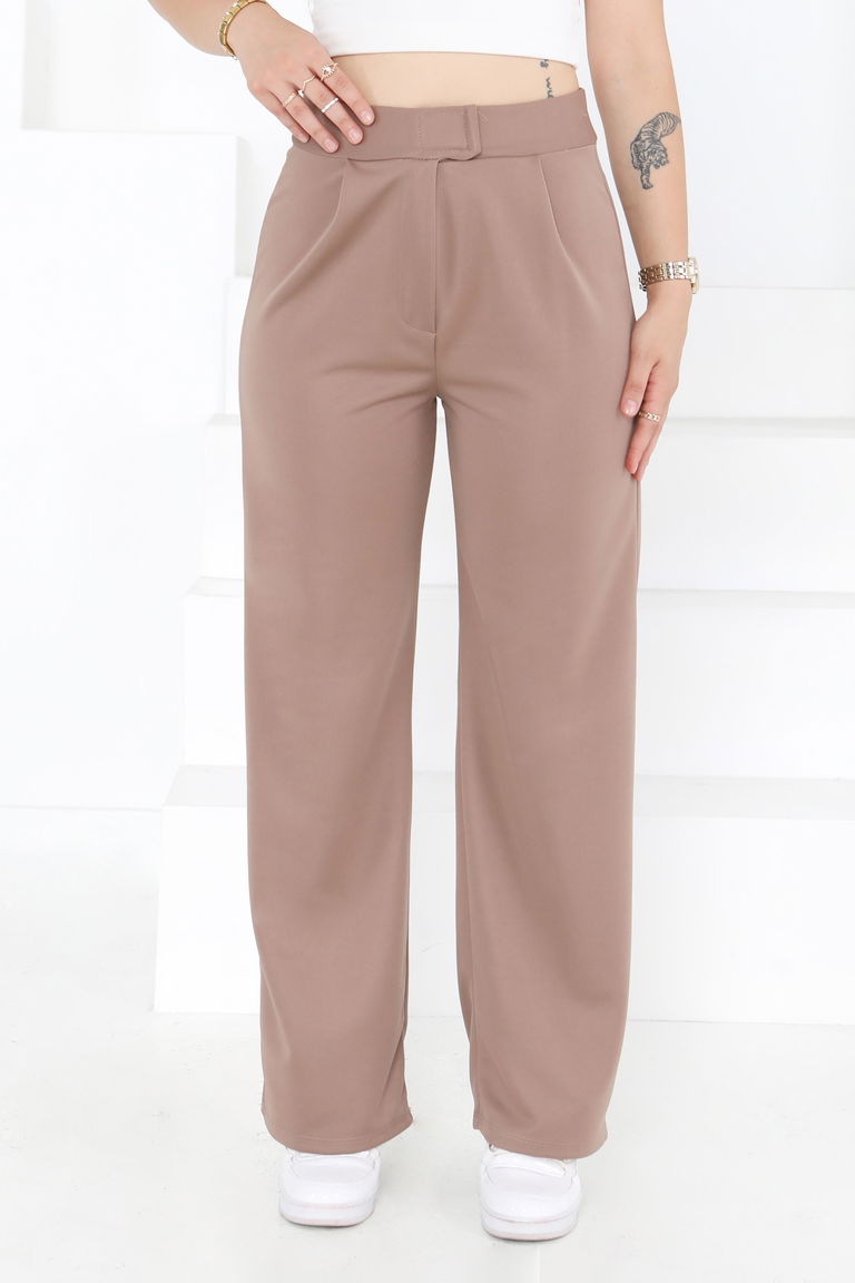 Palazzo Pantolon Vizon - 27077 - TOFİSA