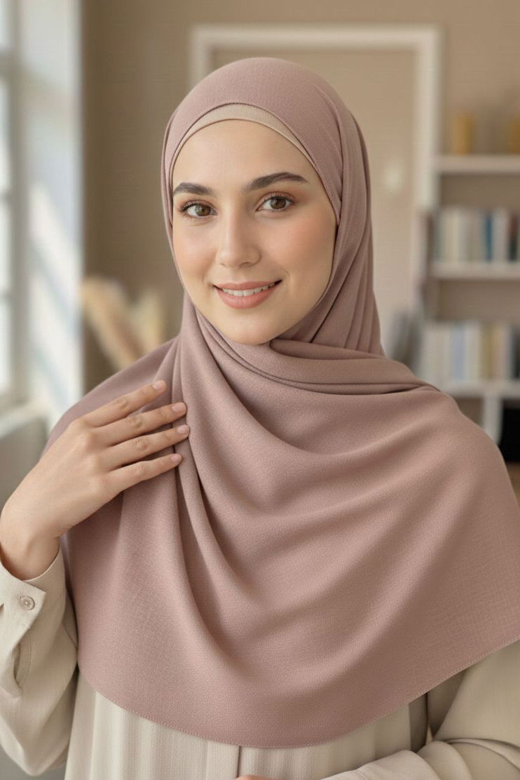 Pamuklu Vual Şal - 28245-VIZON - 1