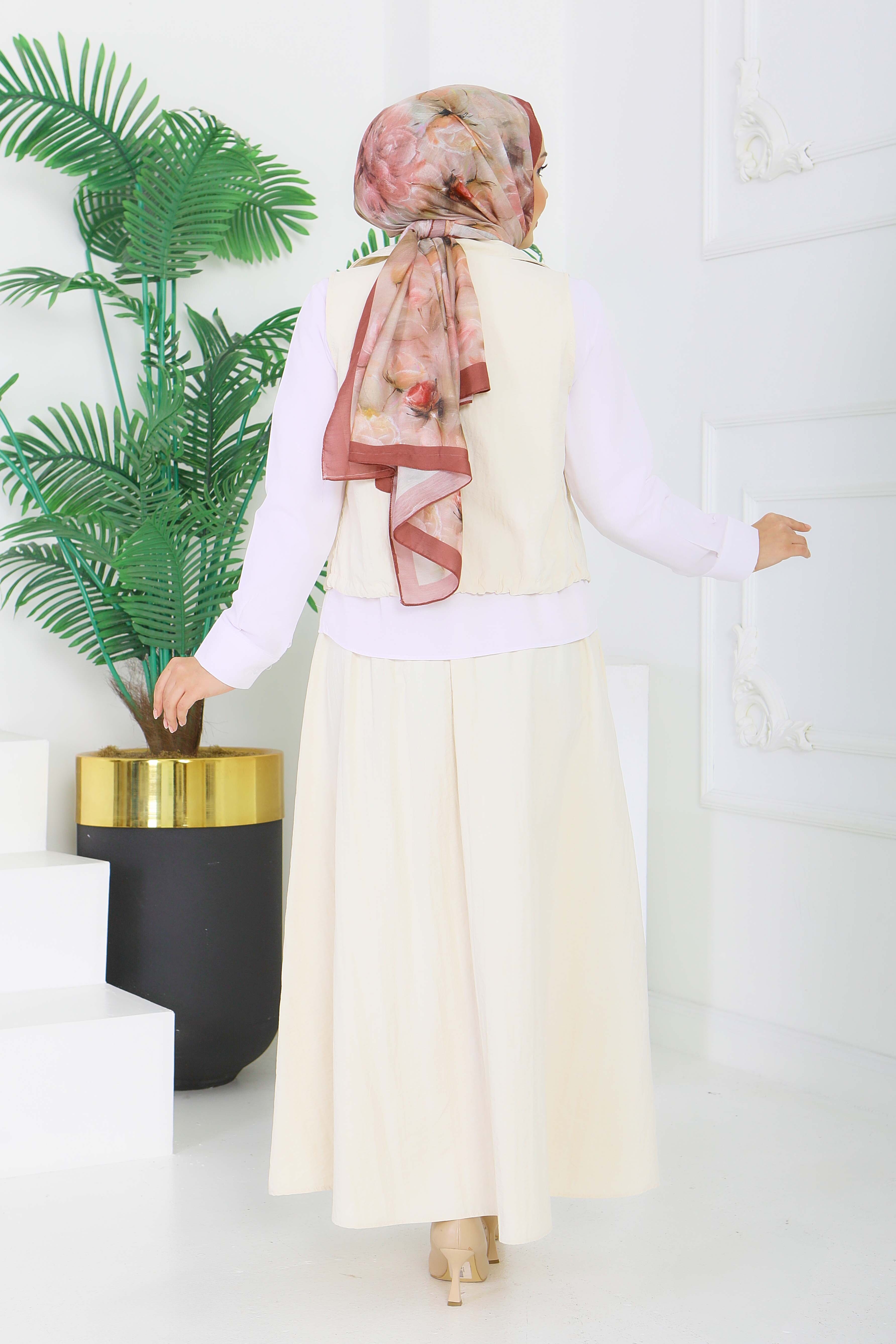 Paraşüt Üçlü Takım - 28390-KREM - 6